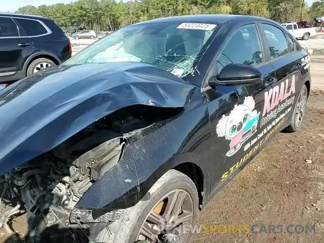 10 fotografías del automóvil dañado 3KPF34ADXKE134115 KIA FORTE 2019