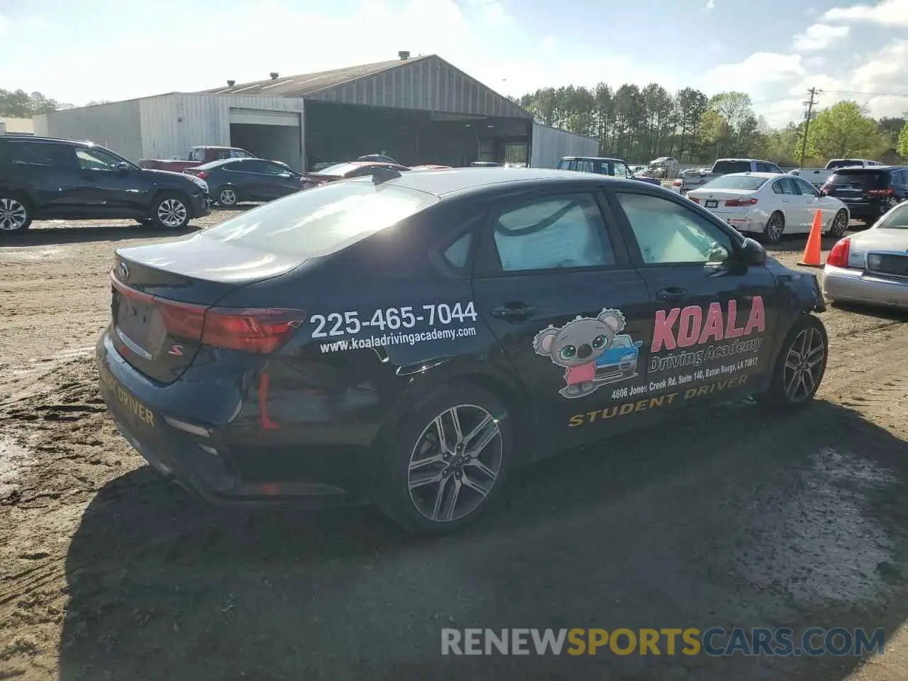 3 fotografías del automóvil dañado 3KPF34ADXKE134115 KIA FORTE 2019