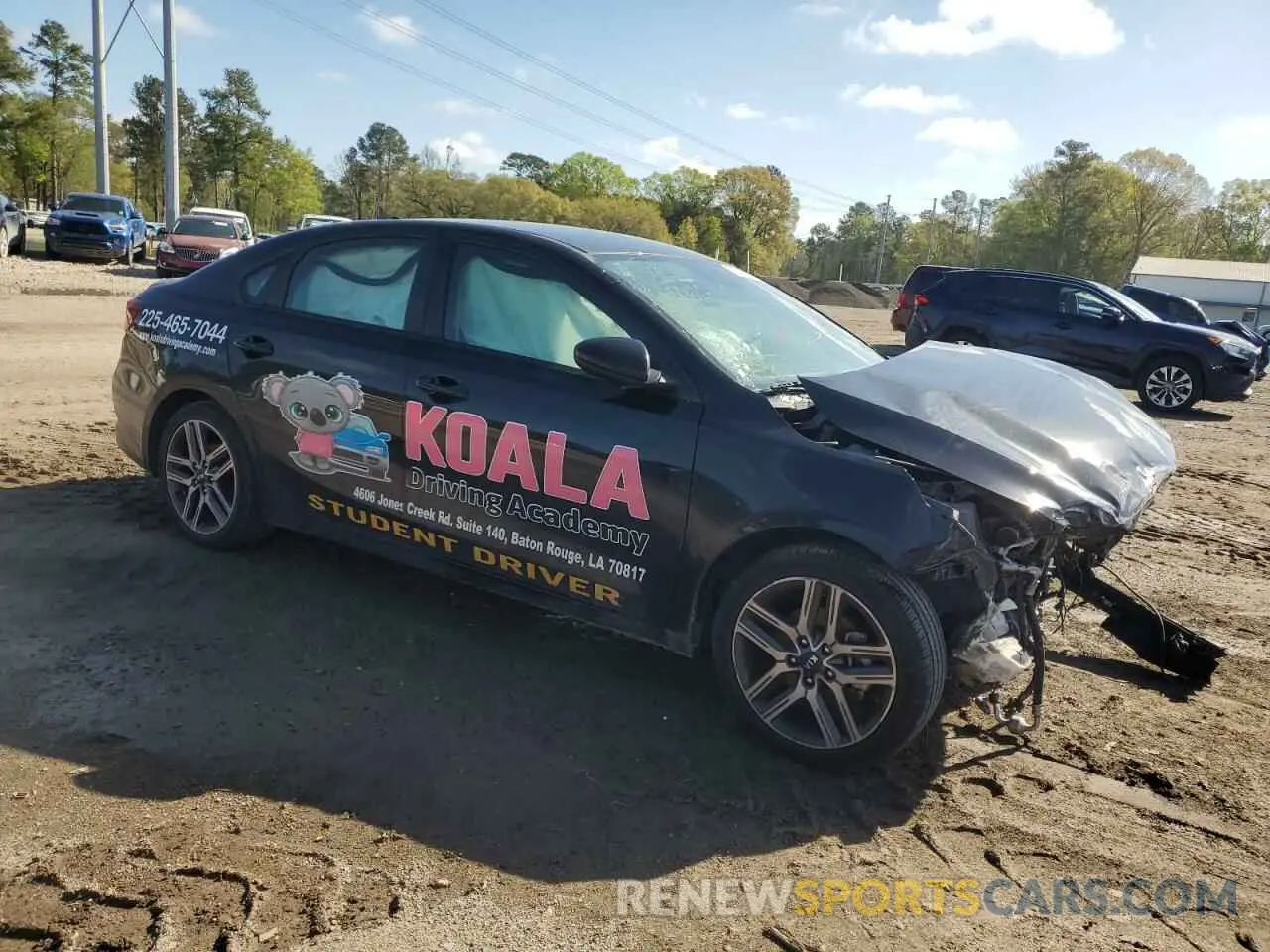 4 fotografías del automóvil dañado 3KPF34ADXKE134115 KIA FORTE 2019