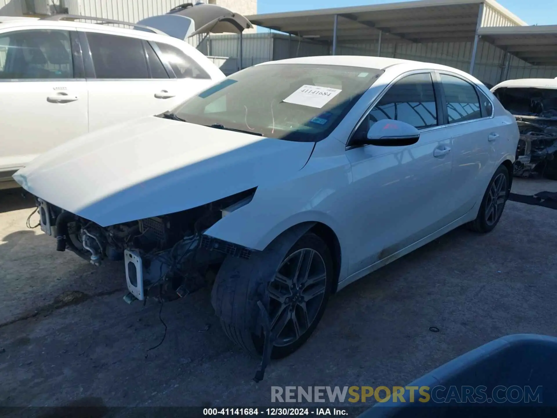 2 fotografías del automóvil dañado 3KPF54AD5KE034031 KIA FORTE 2019