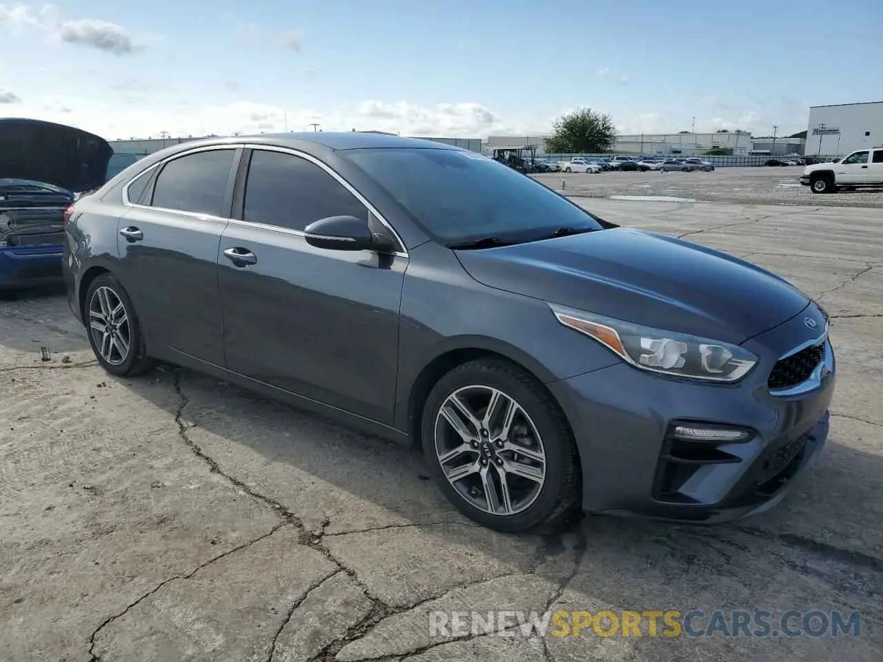 4 fotografías del automóvil dañado 3KPF54AD9KE032721 KIA FORTE 2019