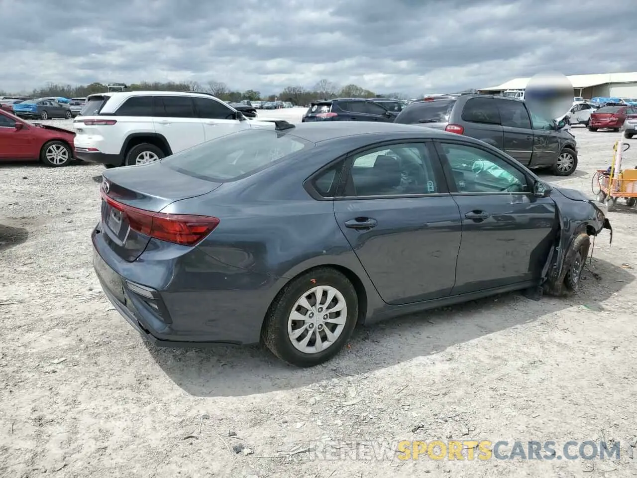 3 fotografías del automóvil dañado 3KPF24AD0LE207402 KIA FORTE 2020
