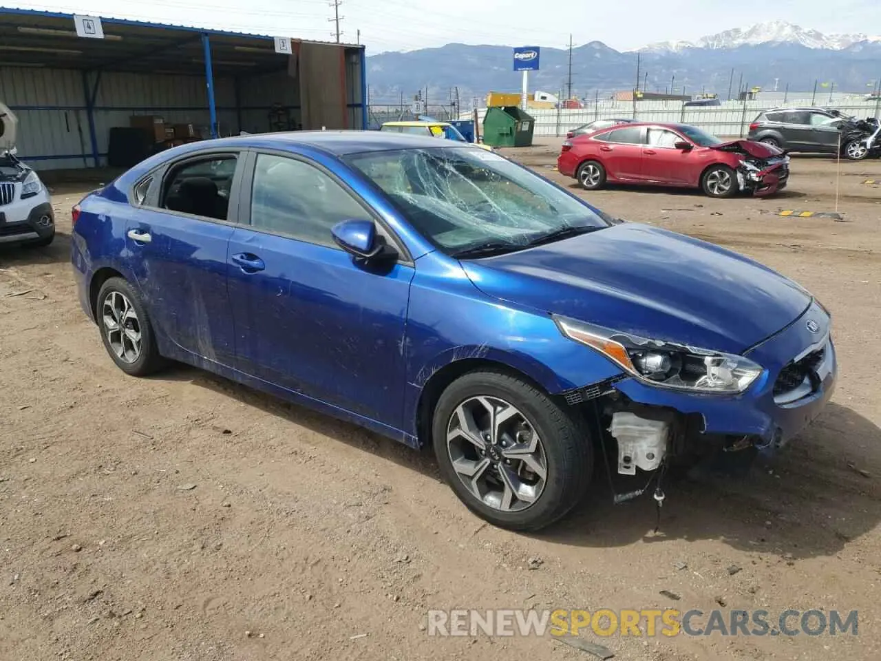 4 fotografías del automóvil dañado 3KPF24AD0LE209246 KIA FORTE 2020
