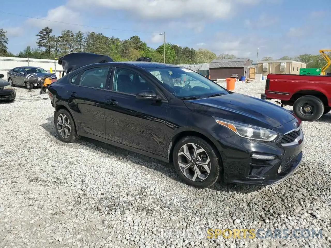 4 fotografías del automóvil dañado 3KPF24AD0LE241307 KIA FORTE 2020