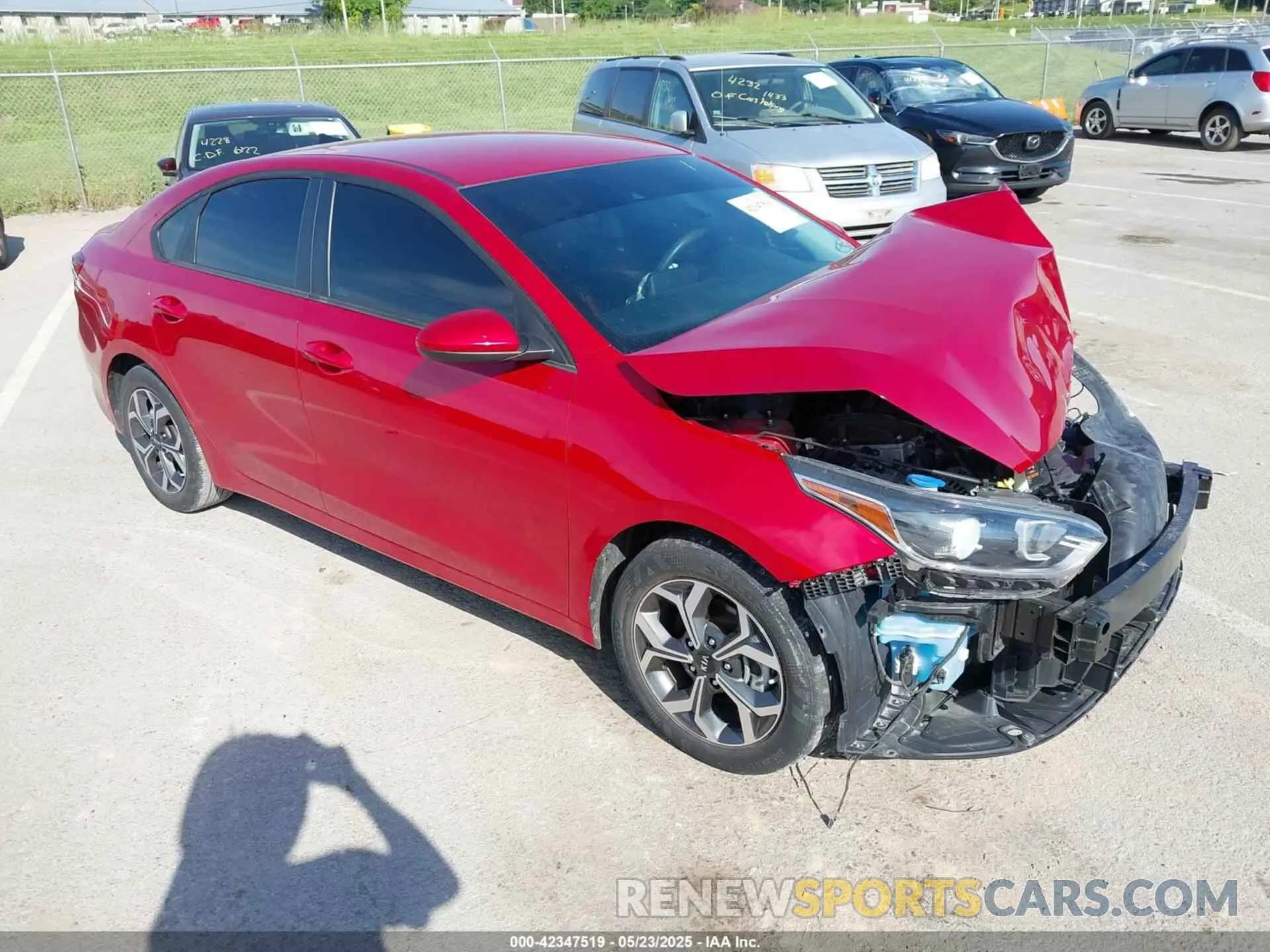 1 fotografías del automóvil dañado 3KPF24AD1LE201494 KIA FORTE 2020
