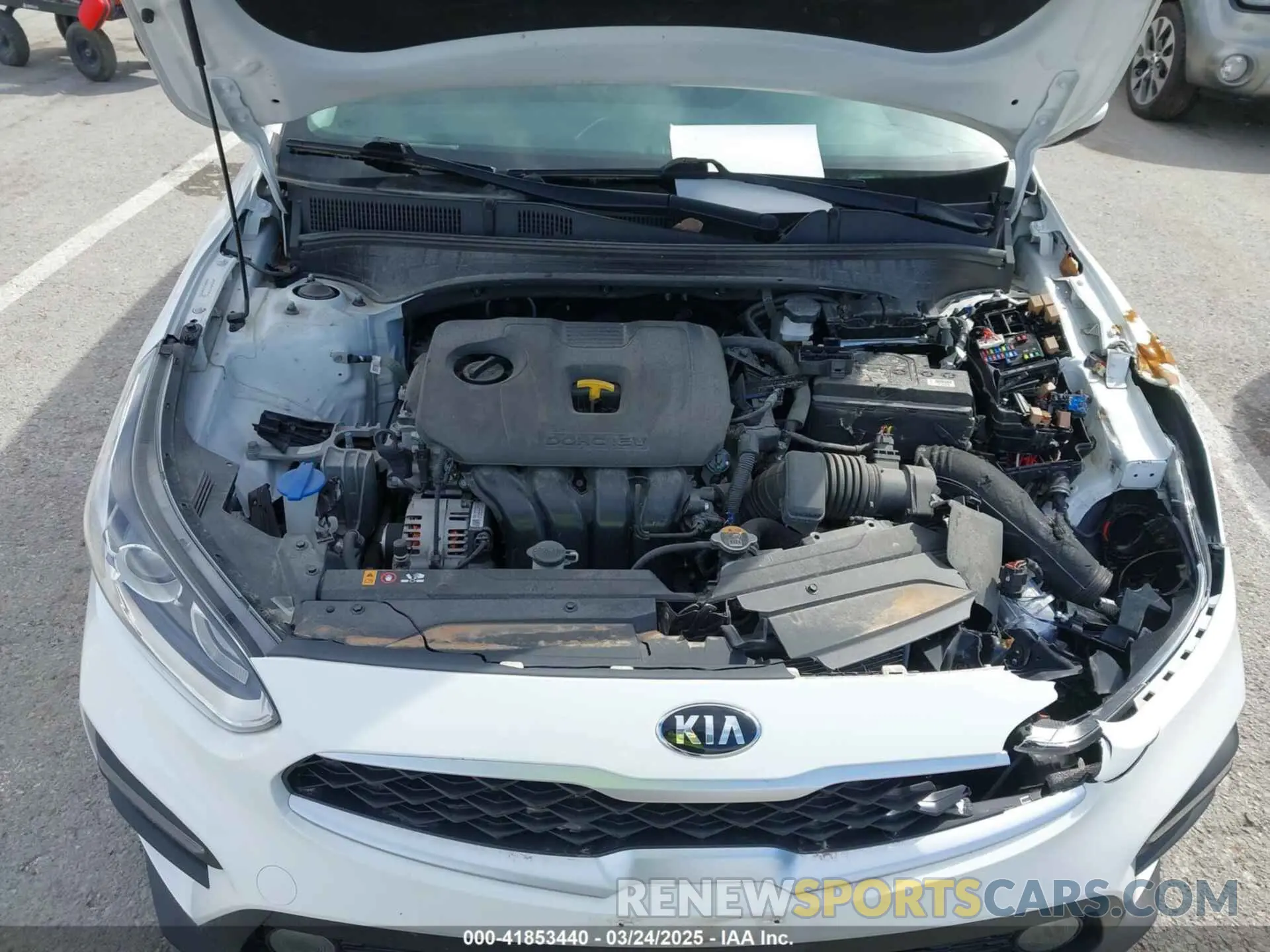 10 fotografías del automóvil dañado 3KPF24AD1LE257404 KIA FORTE 2020