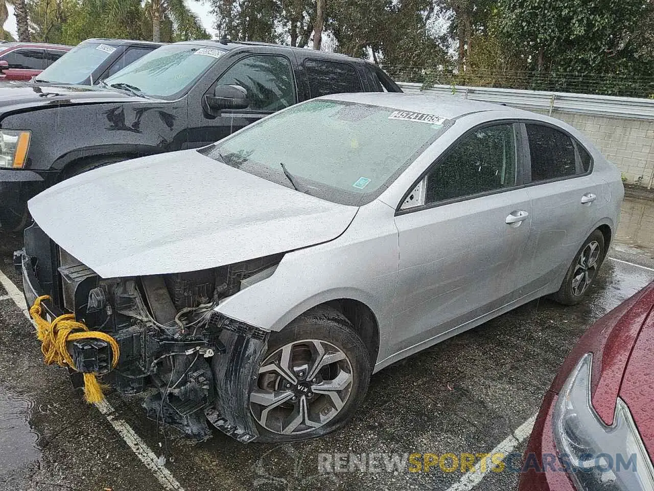 1 fotografías del automóvil dañado 3KPF24AD2LE151043 KIA FORTE 2020
