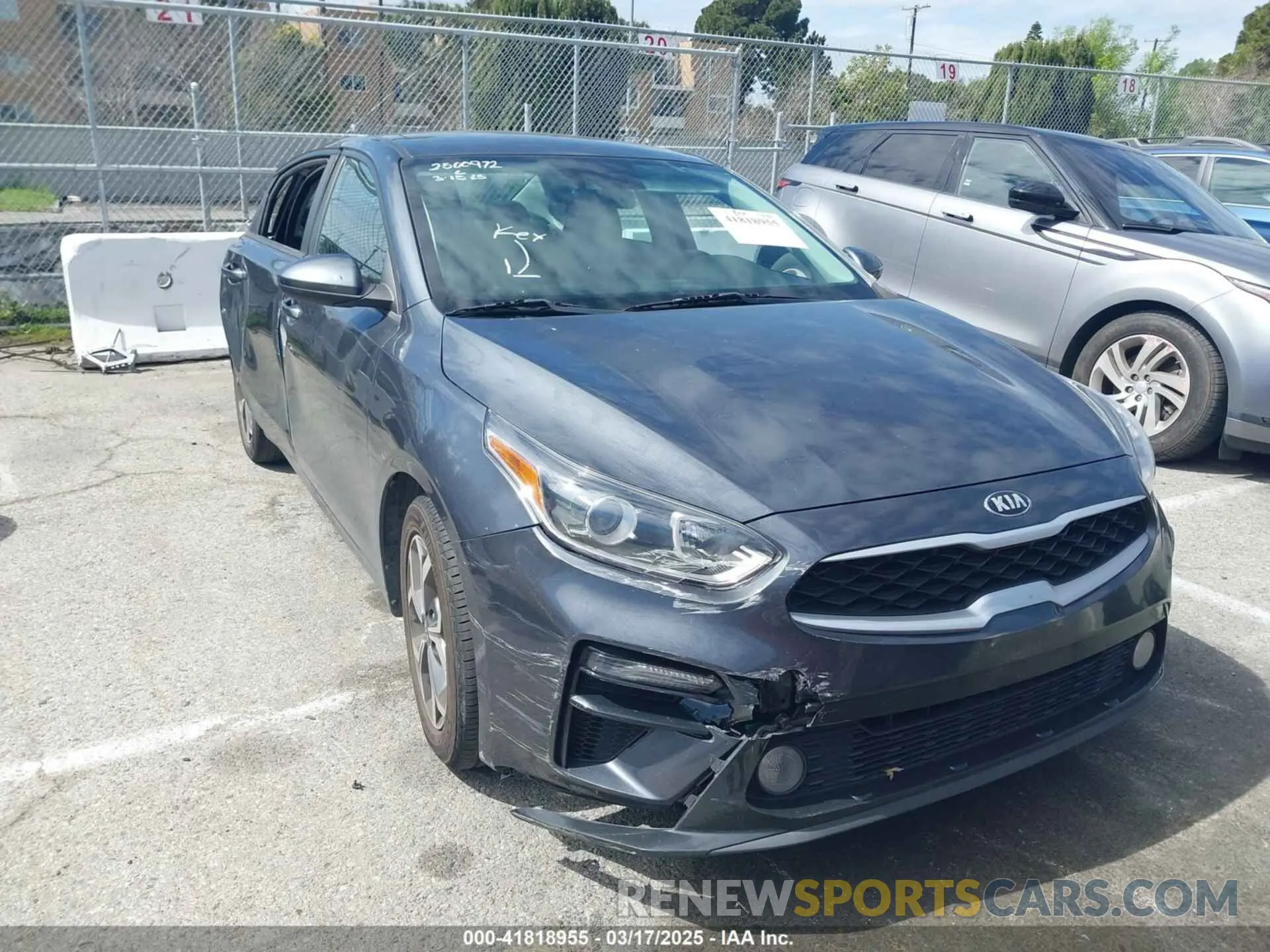 1 fotografías del automóvil dañado 3KPF24AD2LE191462 KIA FORTE 2020