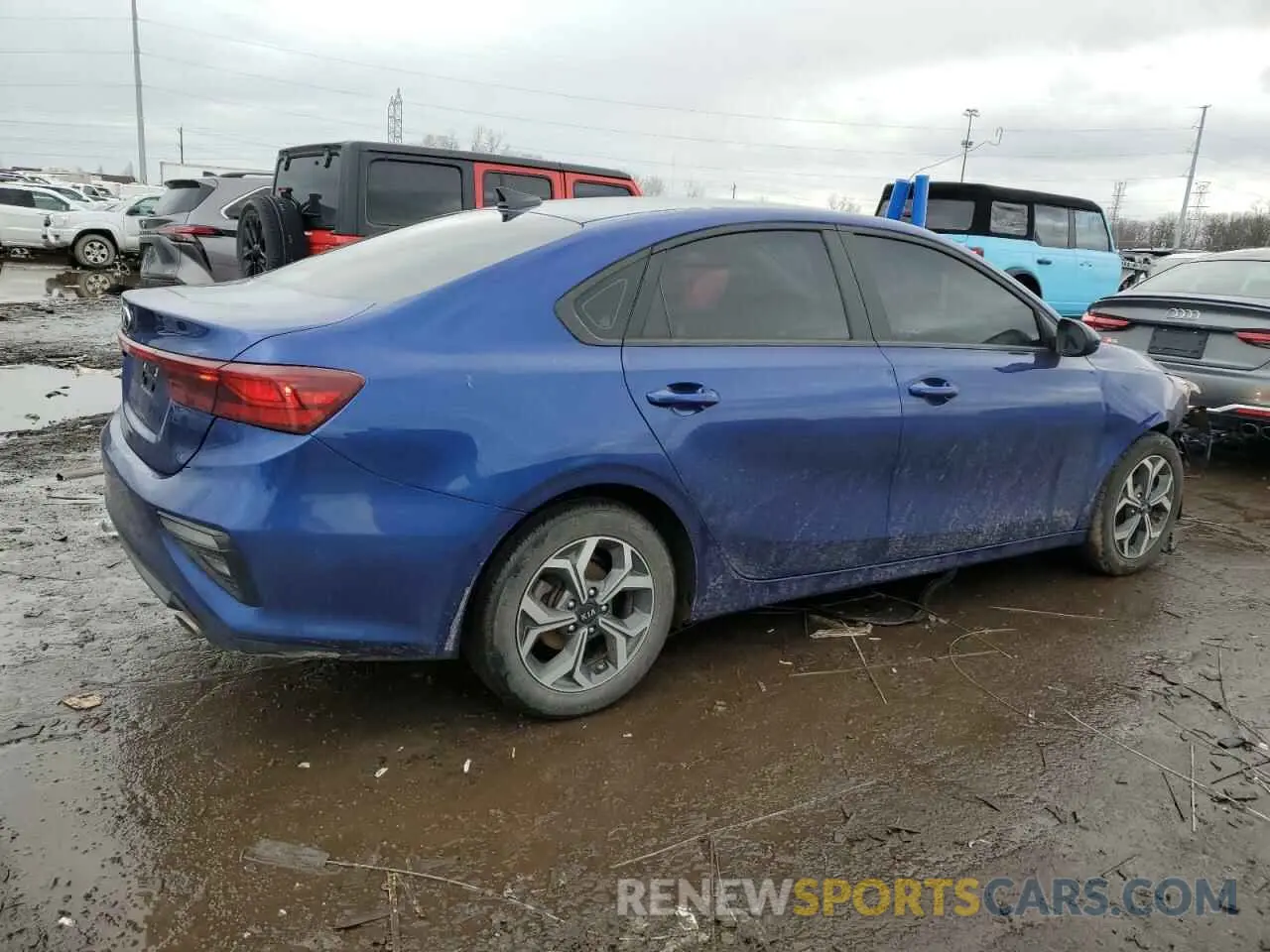 3 fotografías del automóvil dañado 3KPF24AD2LE259081 KIA FORTE 2020