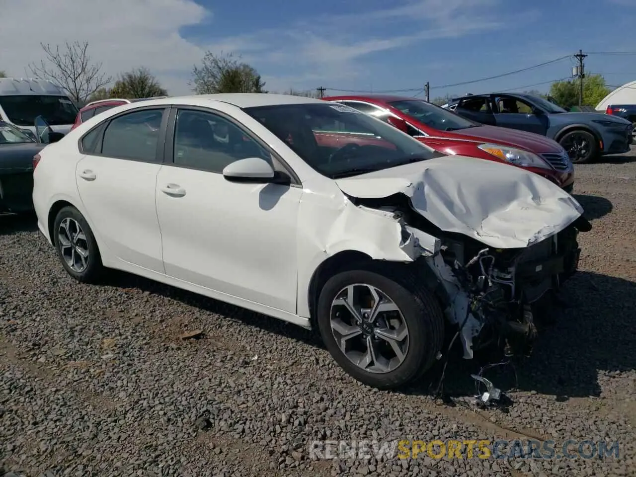 4 fotografías del automóvil dañado 3KPF24AD3LE184729 KIA FORTE 2020