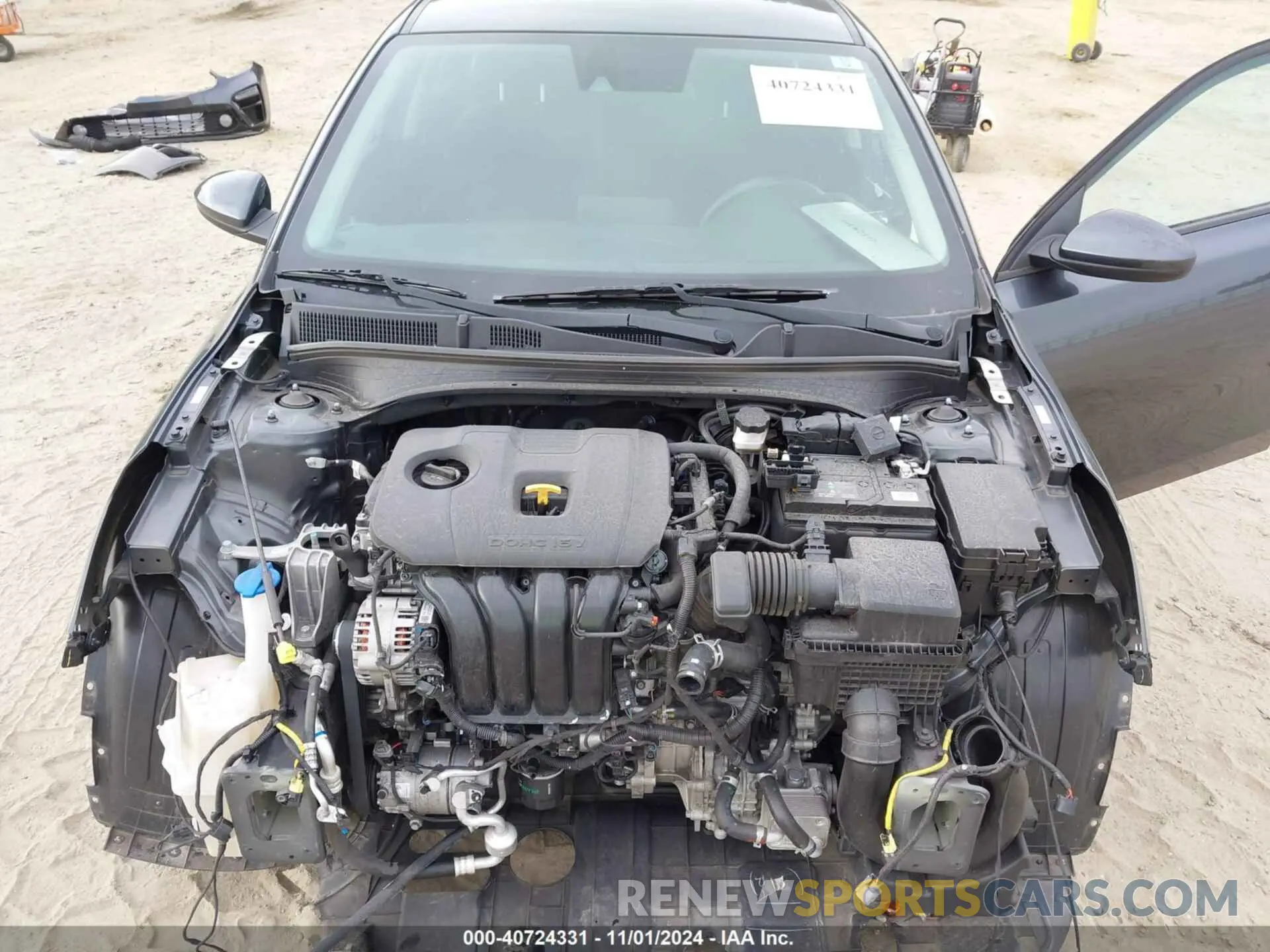 10 fotografías del automóvil dañado 3KPF24AD3LE246369 KIA FORTE 2020