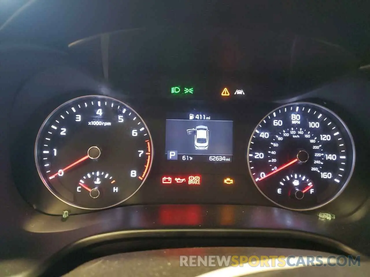 9 fotografías del automóvil dañado 3KPF24AD4LE174100 KIA FORTE 2020