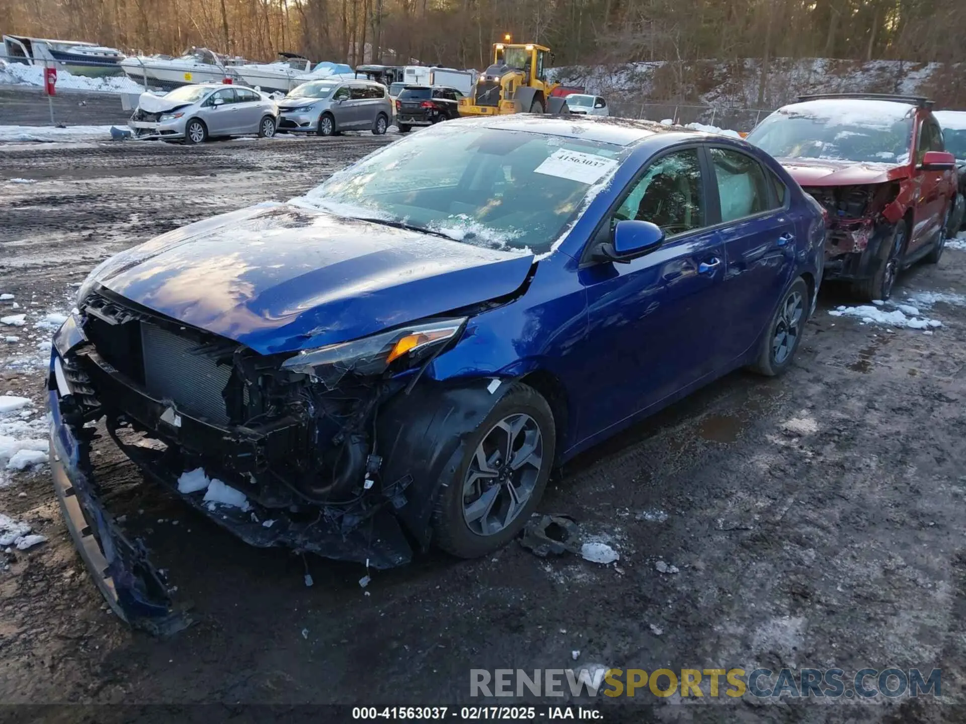 2 fotografías del automóvil dañado 3KPF24AD4LE174288 KIA FORTE 2020