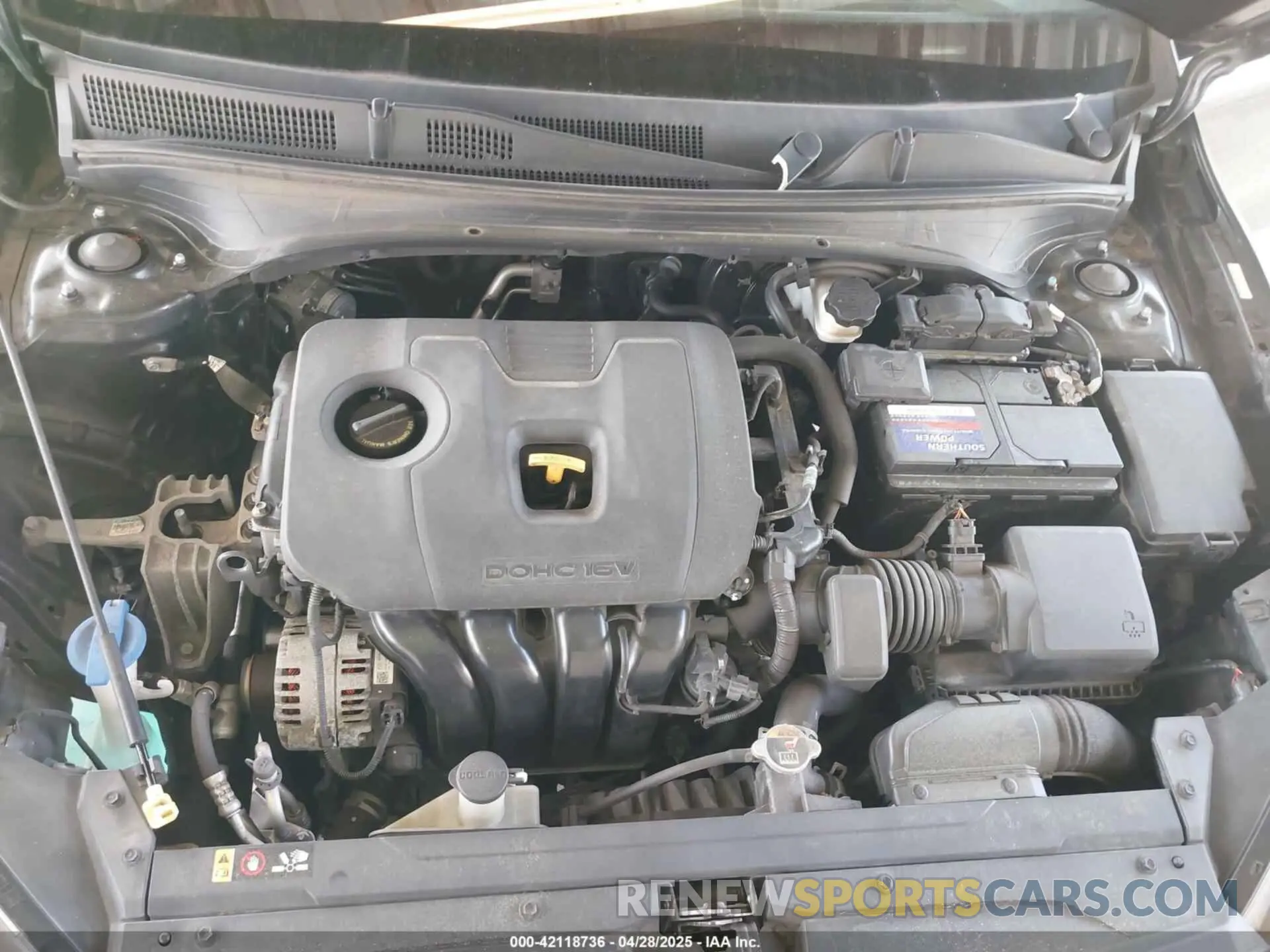 10 fotografías del automóvil dañado 3KPF24AD5LE141476 KIA FORTE 2020