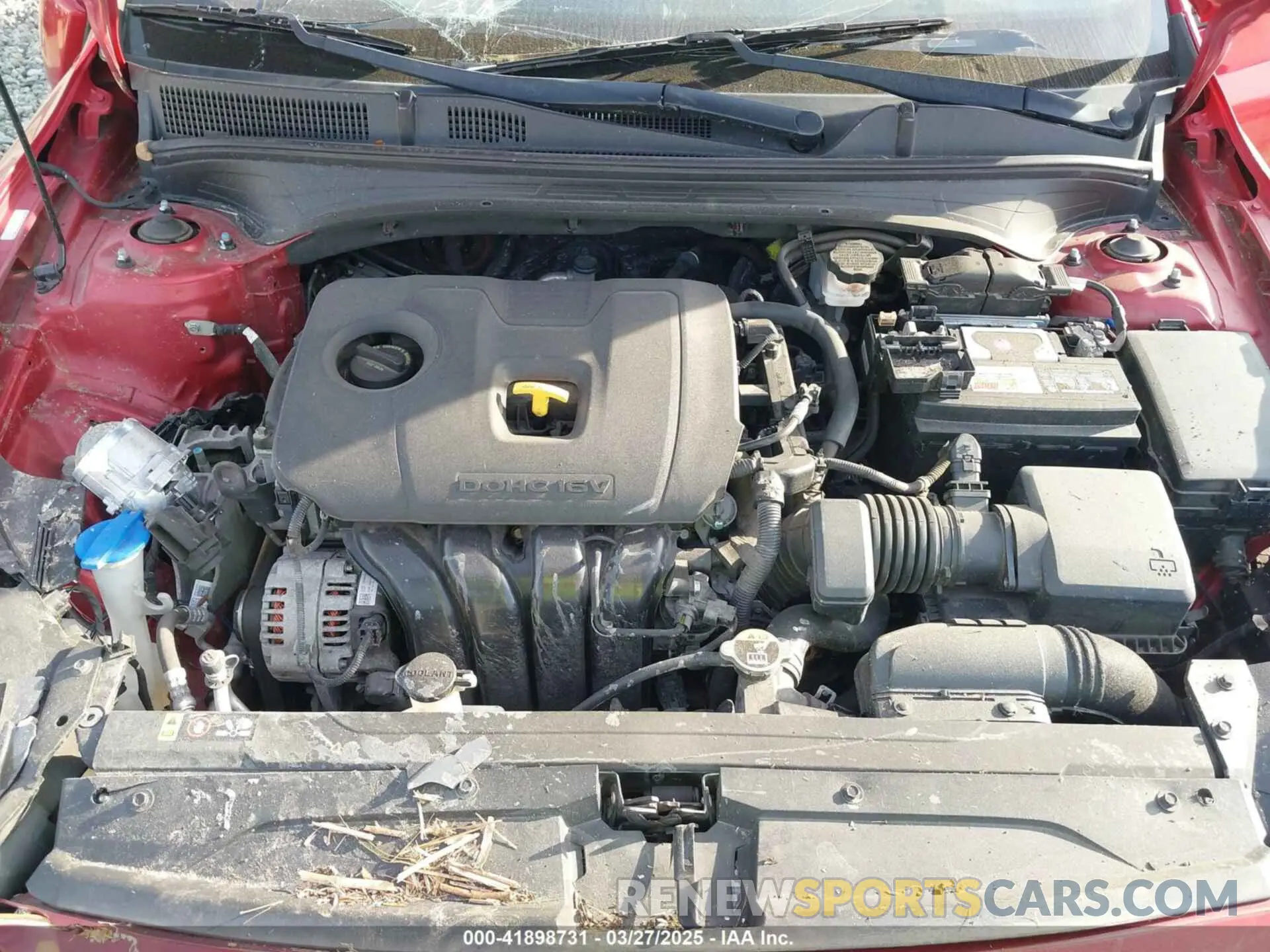 10 fotografías del automóvil dañado 3KPF24AD5LE143213 KIA FORTE 2020