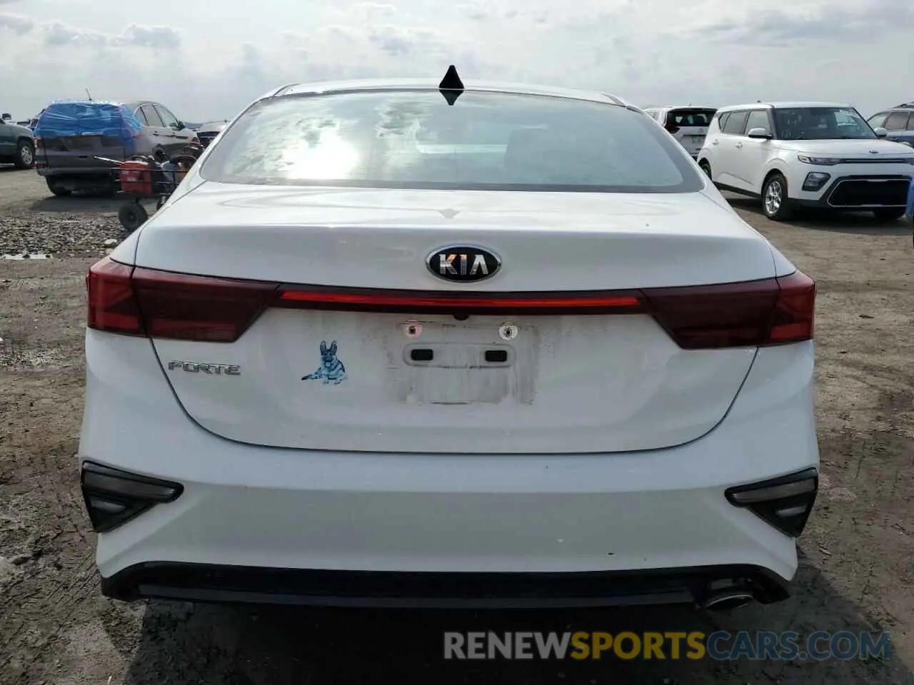 6 fotografías del automóvil dañado 3KPF24AD5LE170279 KIA FORTE 2020