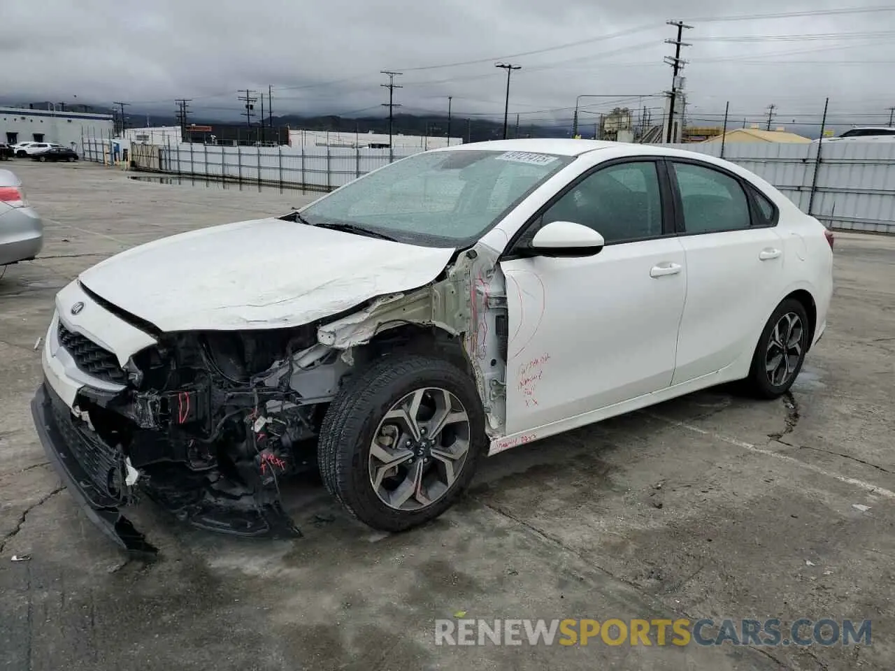 1 fotografías del automóvil dañado 3KPF24AD5LE175319 KIA FORTE 2020