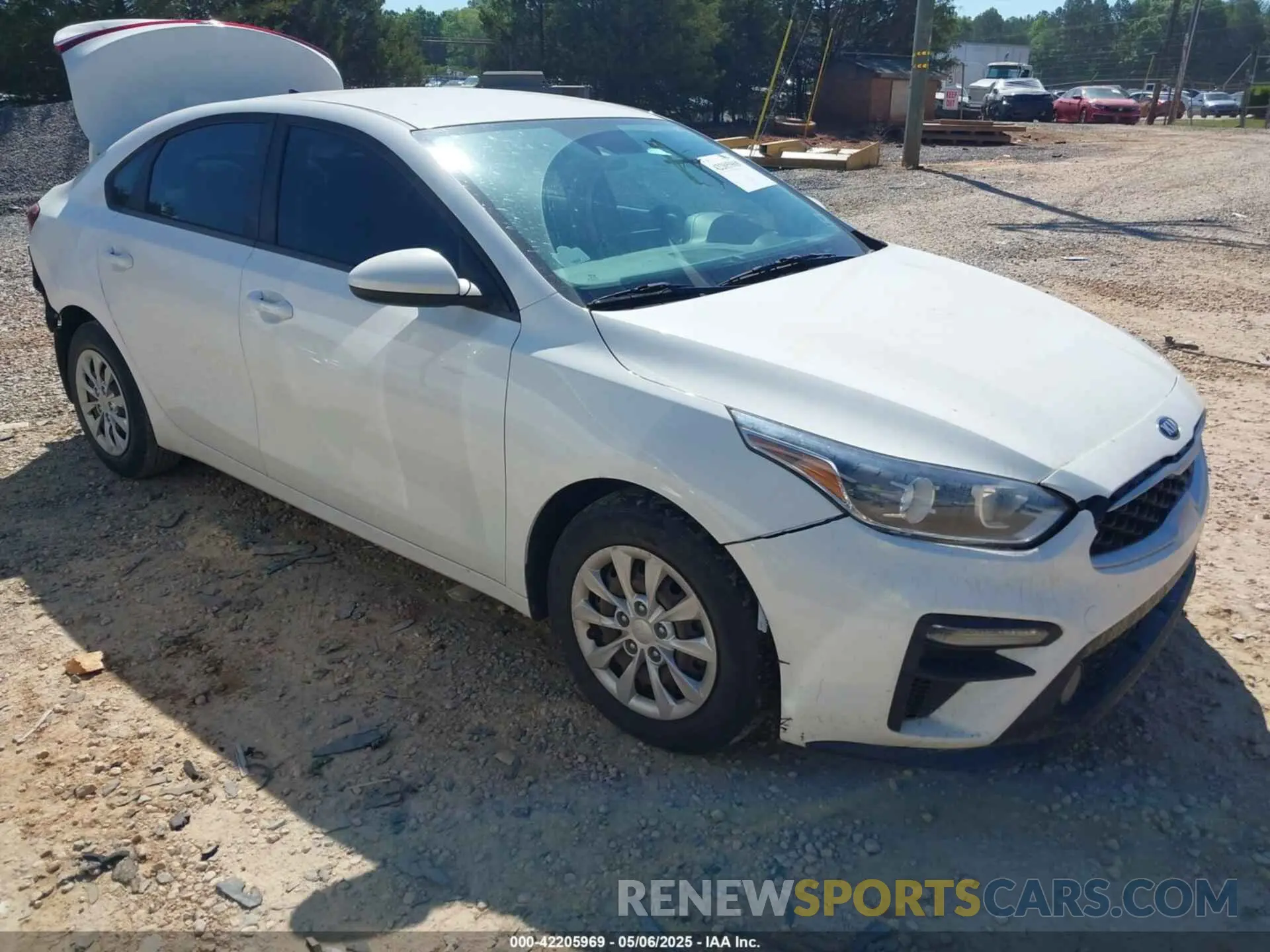 1 fotografías del automóvil dañado 3KPF24AD5LE184392 KIA FORTE 2020