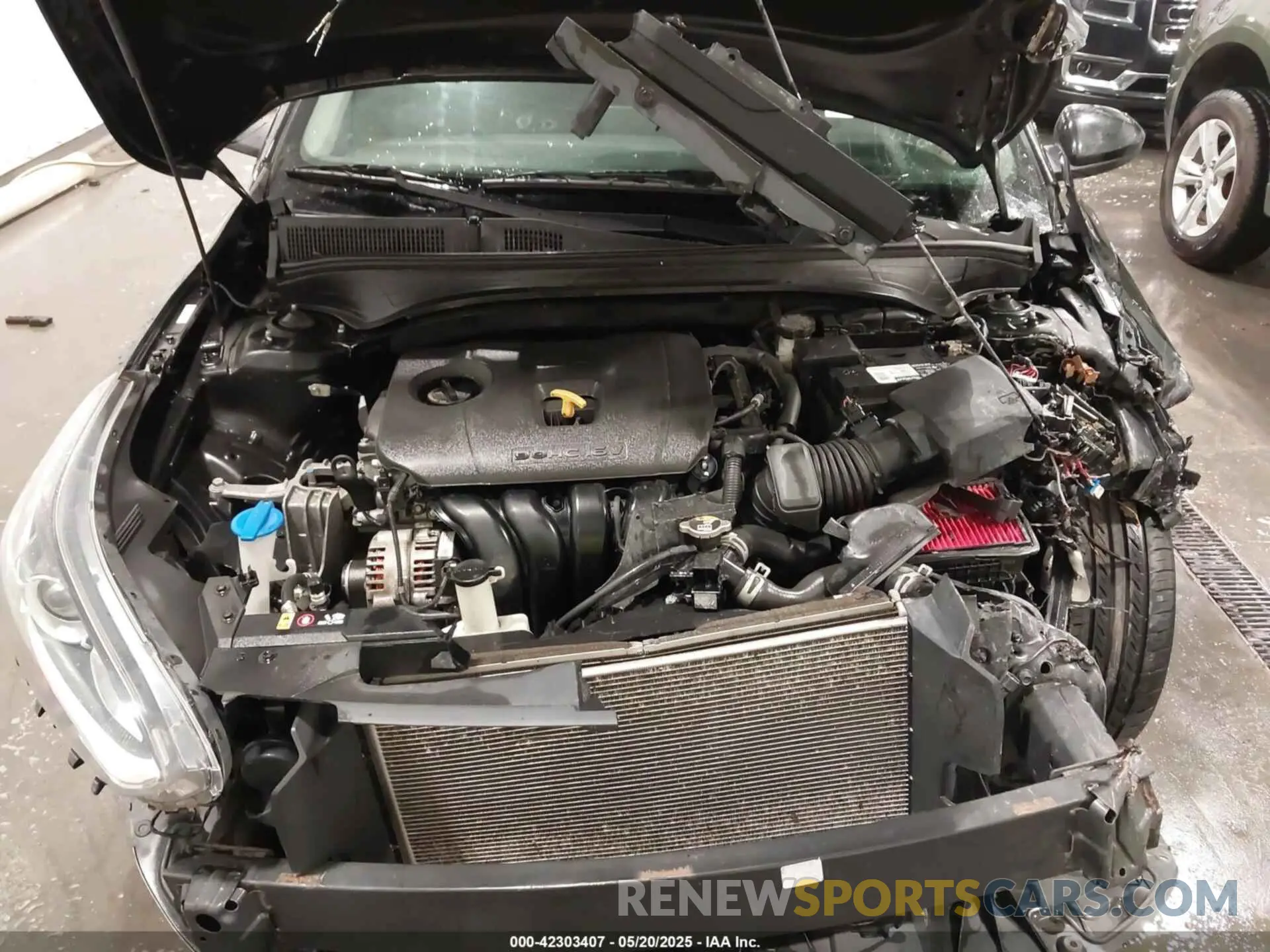 10 fotografías del automóvil dañado 3KPF24AD5LE186840 KIA FORTE 2020