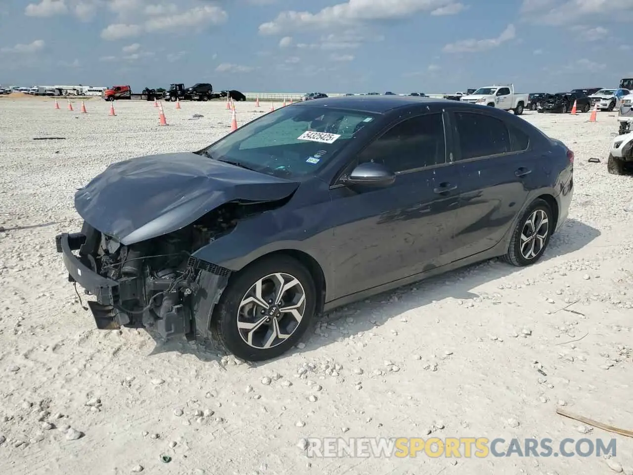 1 fotografías del automóvil dañado 3KPF24AD5LE221554 KIA FORTE 2020