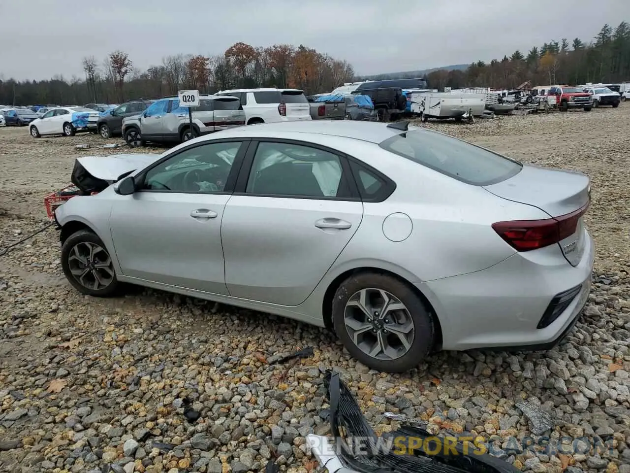 2 fotografías del automóvil dañado 3KPF24AD5LE230514 KIA FORTE 2020