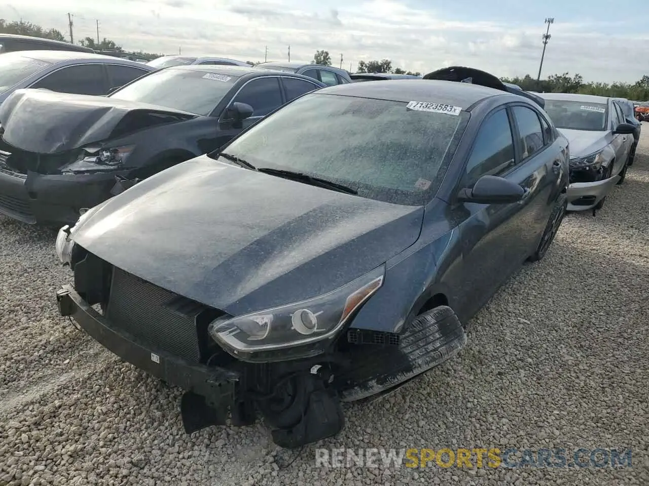 1 fotografías del automóvil dañado 3KPF24AD6LE140773 KIA FORTE 2020