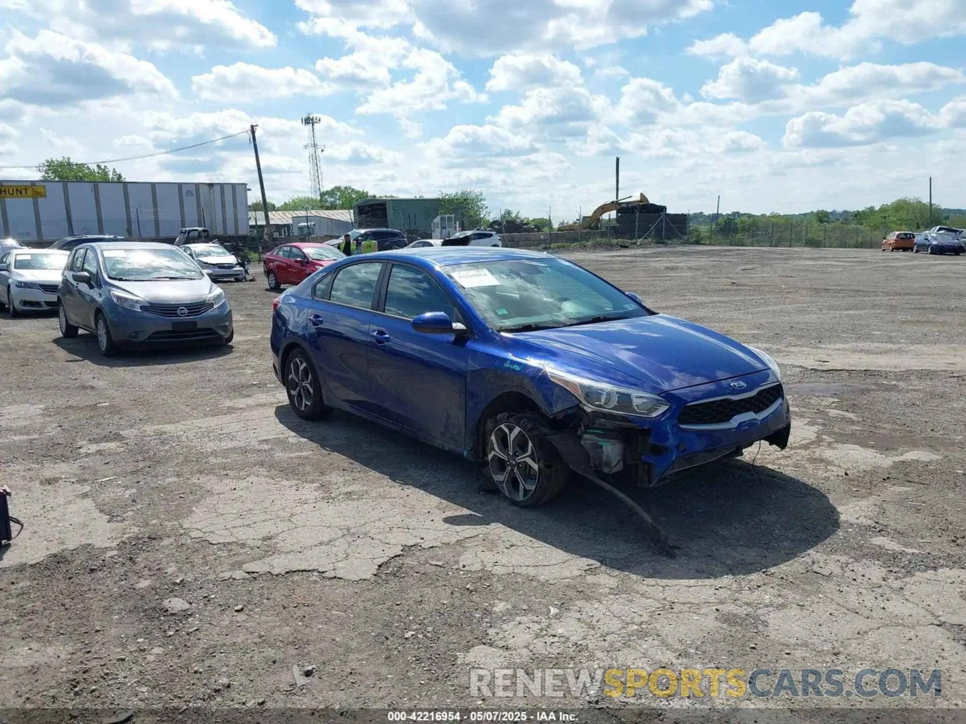 1 fotografías del automóvil dañado 3KPF24AD7LE187522 KIA FORTE 2020