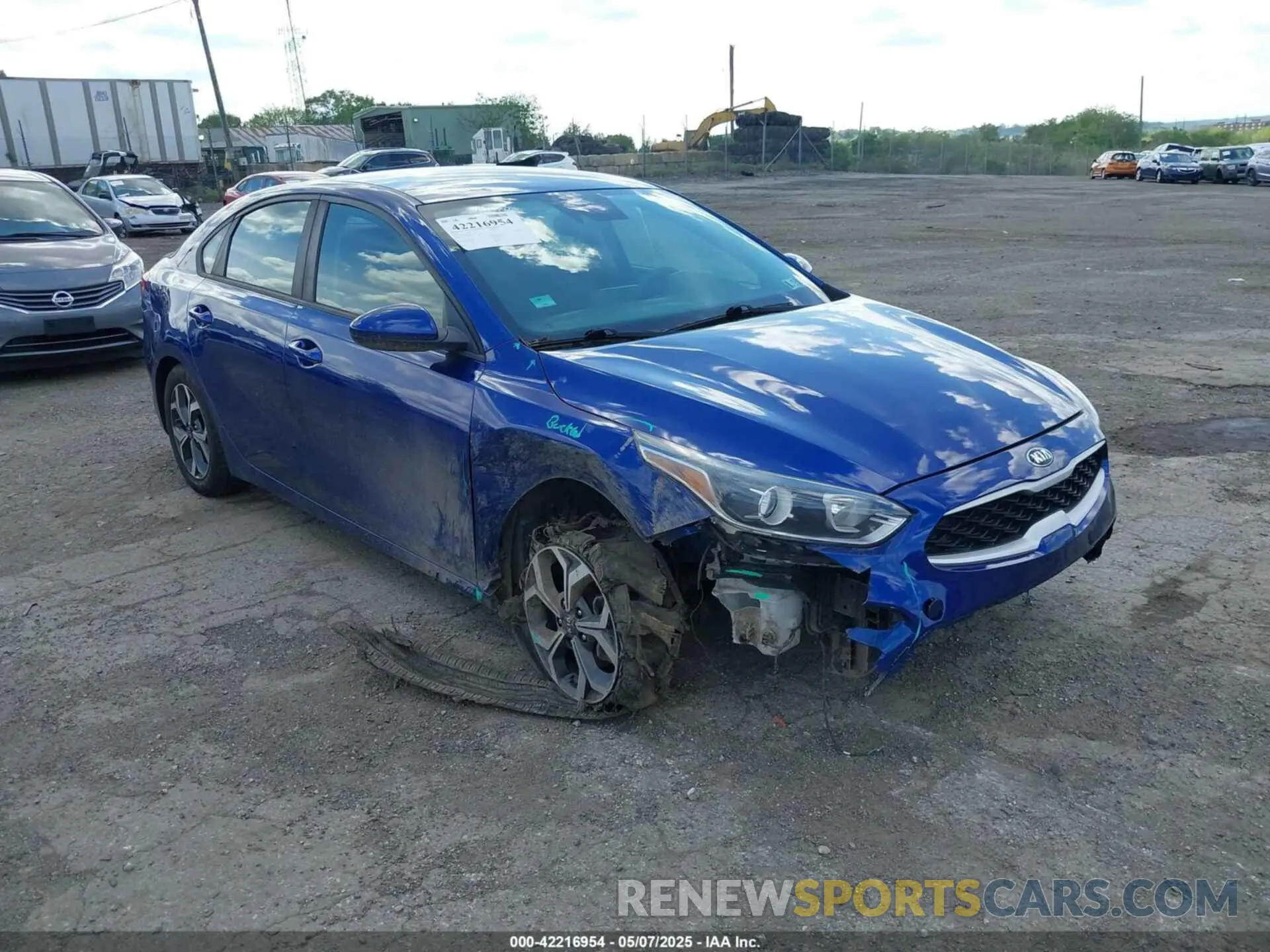 6 fotografías del automóvil dañado 3KPF24AD7LE187522 KIA FORTE 2020