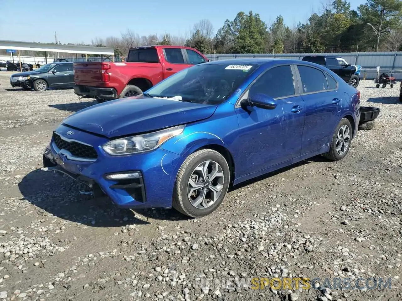 1 fotografías del automóvil dañado 3KPF24AD7LE216615 KIA FORTE 2020