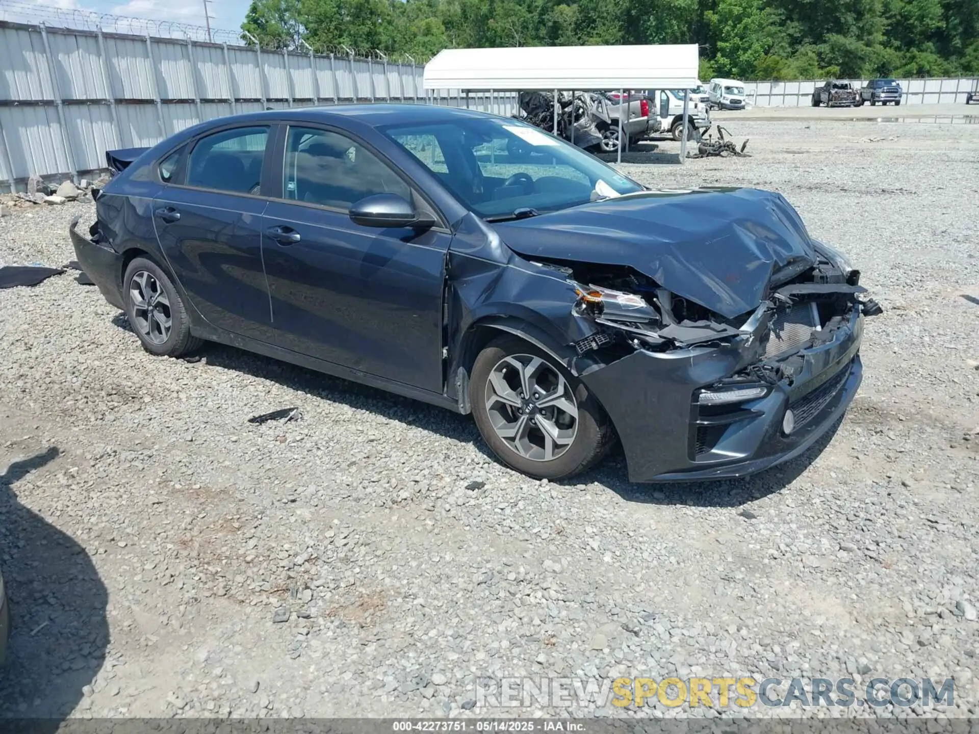 1 fotografías del automóvil dañado 3KPF24AD7LE234564 KIA FORTE 2020