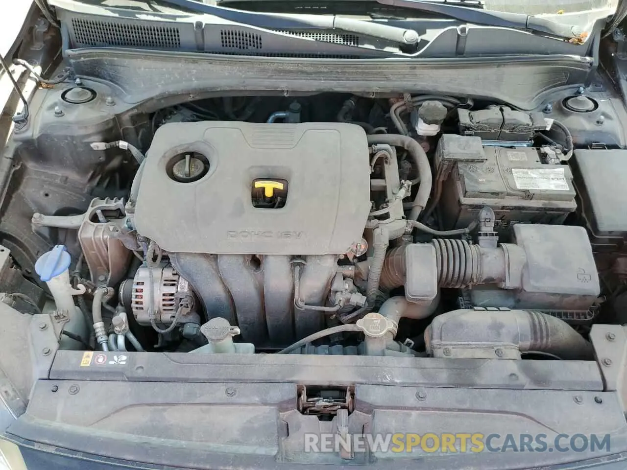 12 fotografías del automóvil dañado 3KPF24AD8LE154500 KIA FORTE 2020