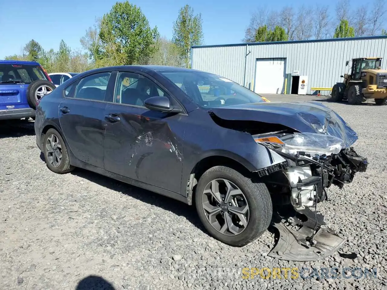 4 fotografías del automóvil dañado 3KPF24AD8LE170230 KIA FORTE 2020