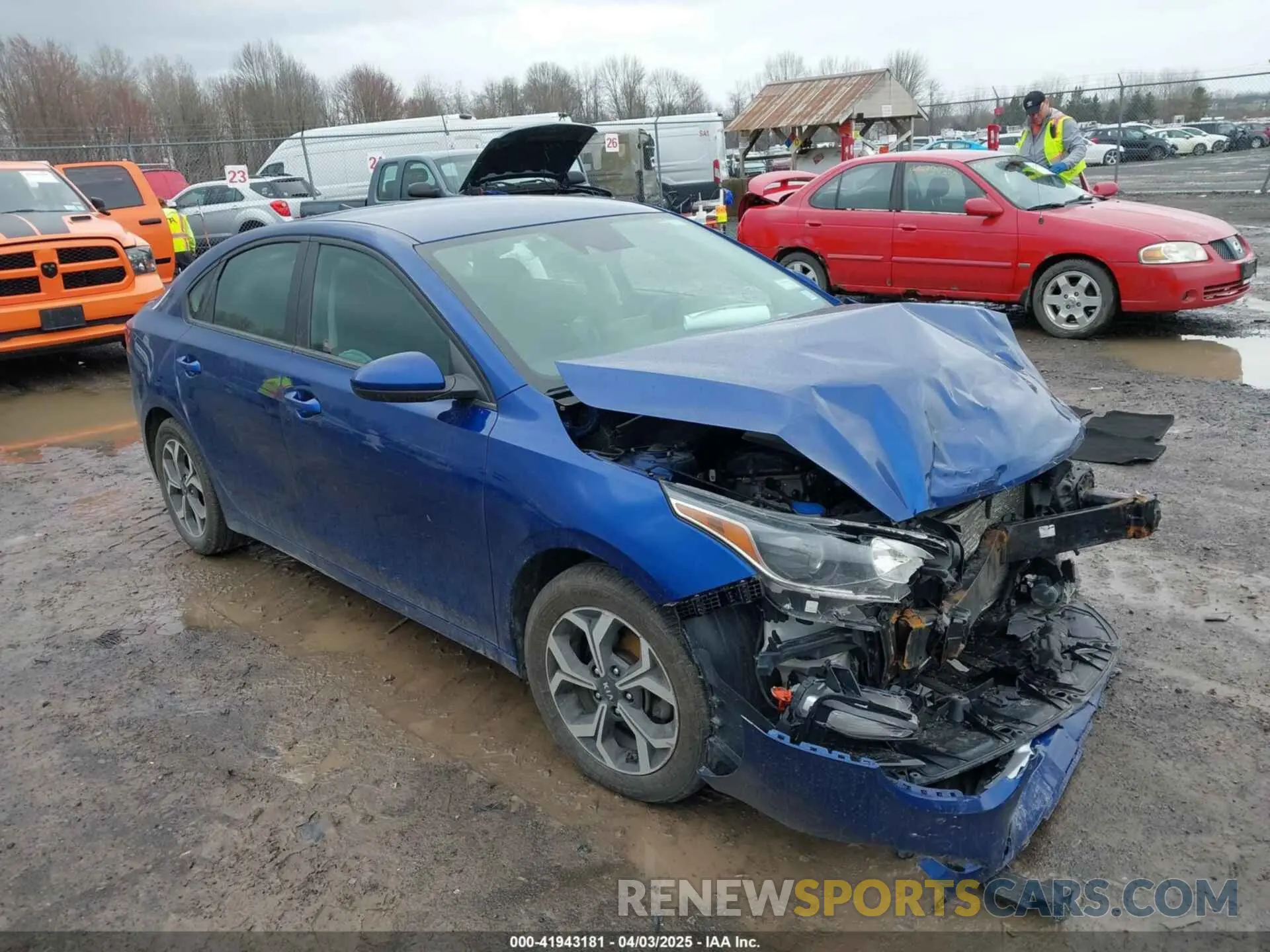 1 fotografías del automóvil dañado 3KPF24AD8LE173578 KIA FORTE 2020