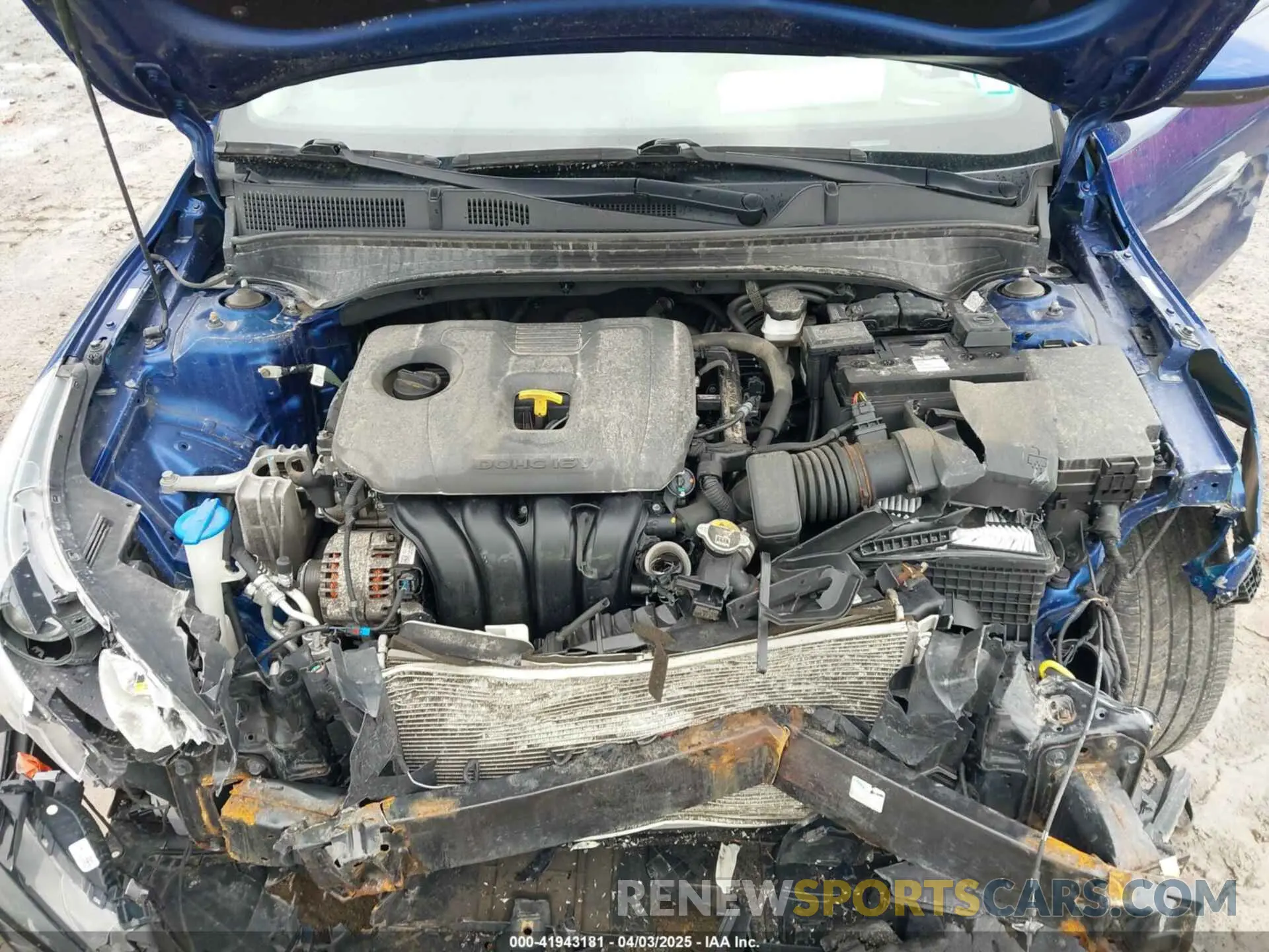 10 fotografías del automóvil dañado 3KPF24AD8LE173578 KIA FORTE 2020