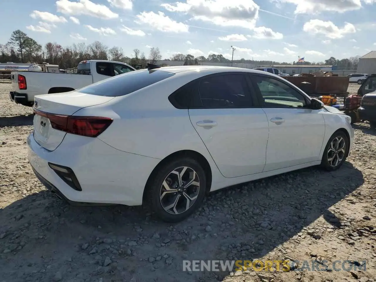3 fotografías del automóvil dañado 3KPF24AD8LE185388 KIA FORTE 2020
