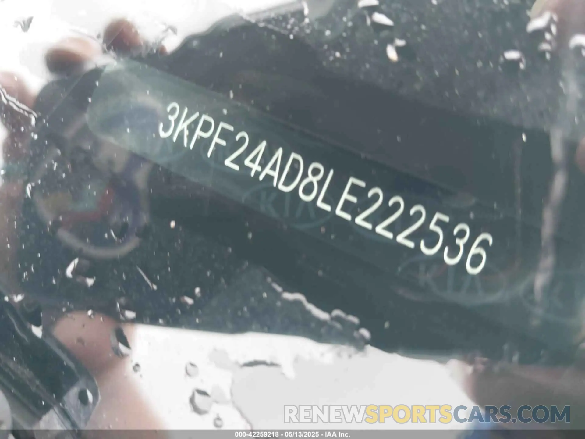 9 fotografías del automóvil dañado 3KPF24AD8LE222536 KIA FORTE 2020