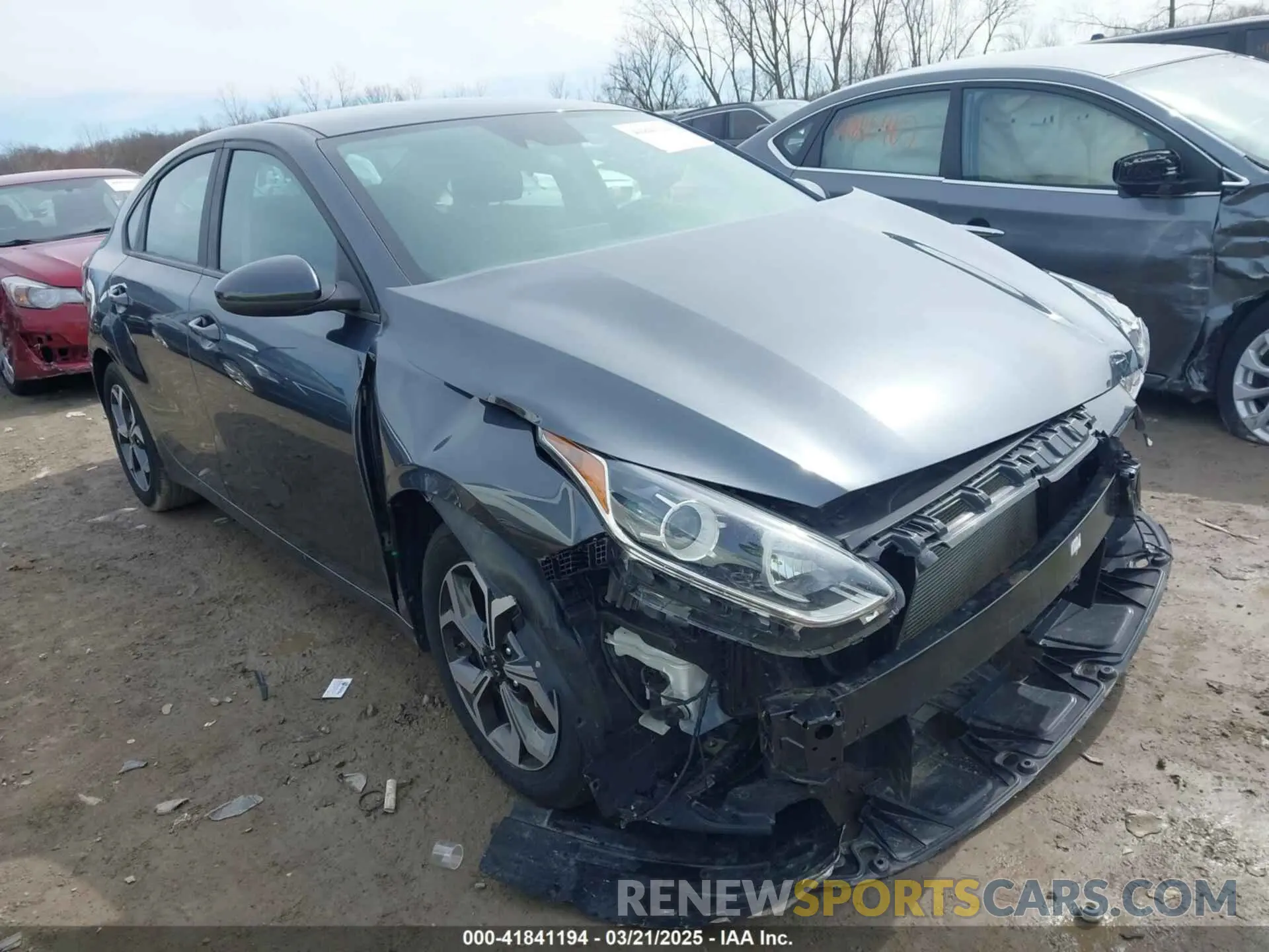 1 fotografías del automóvil dañado 3KPF24AD8LE235951 KIA FORTE 2020