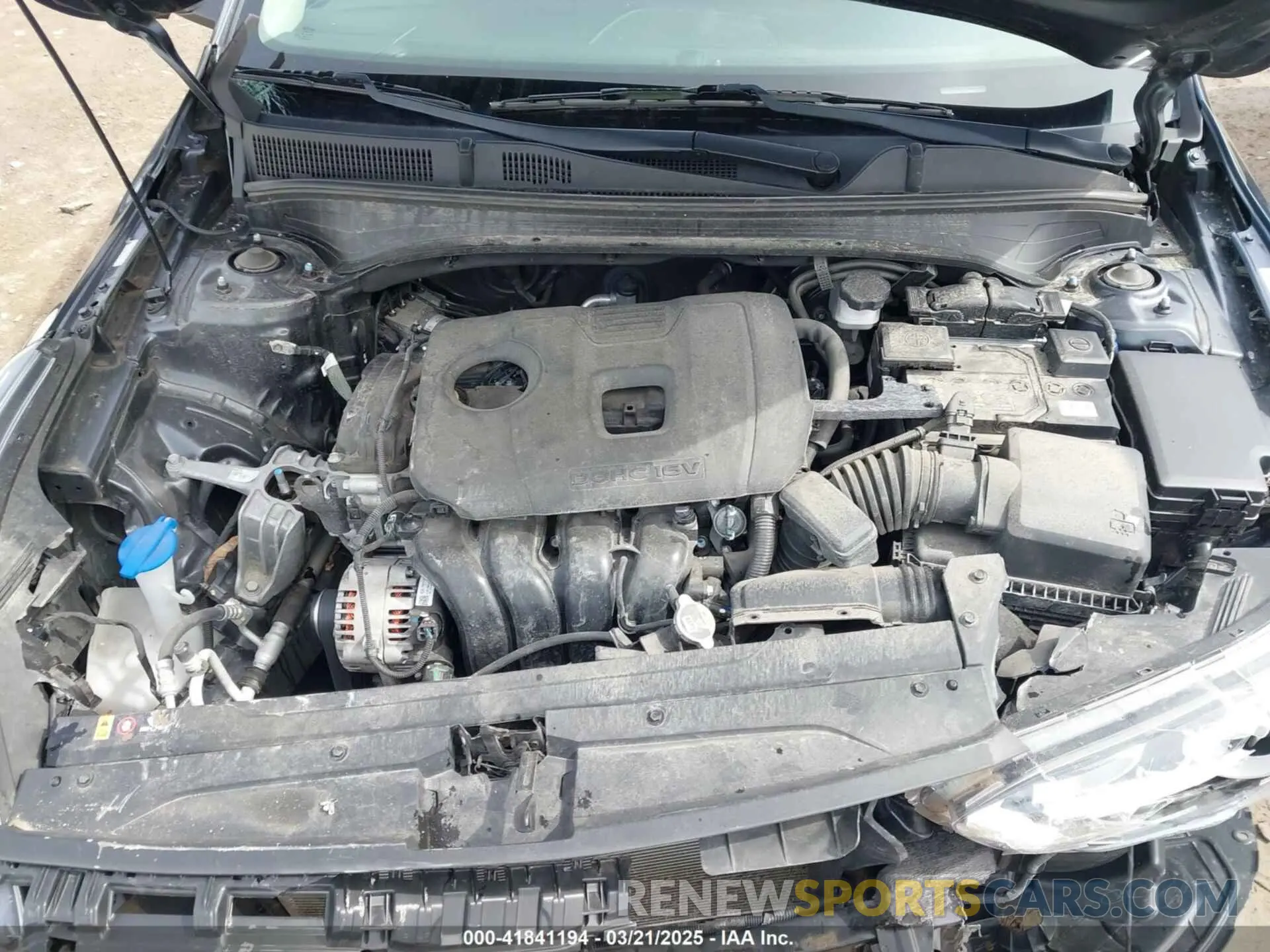 10 fotografías del automóvil dañado 3KPF24AD8LE235951 KIA FORTE 2020