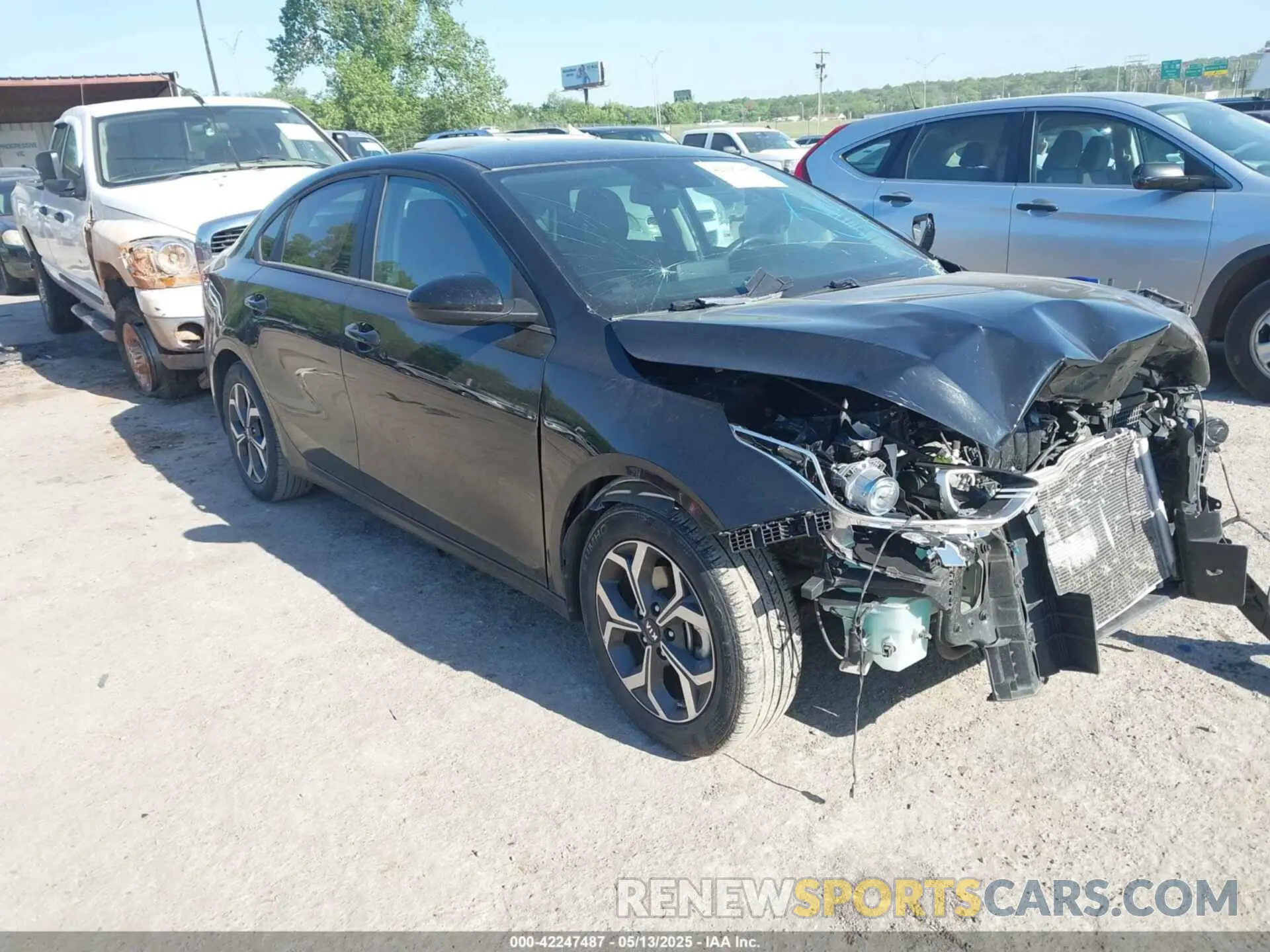 1 fotografías del automóvil dañado 3KPF24AD8LE257500 KIA FORTE 2020