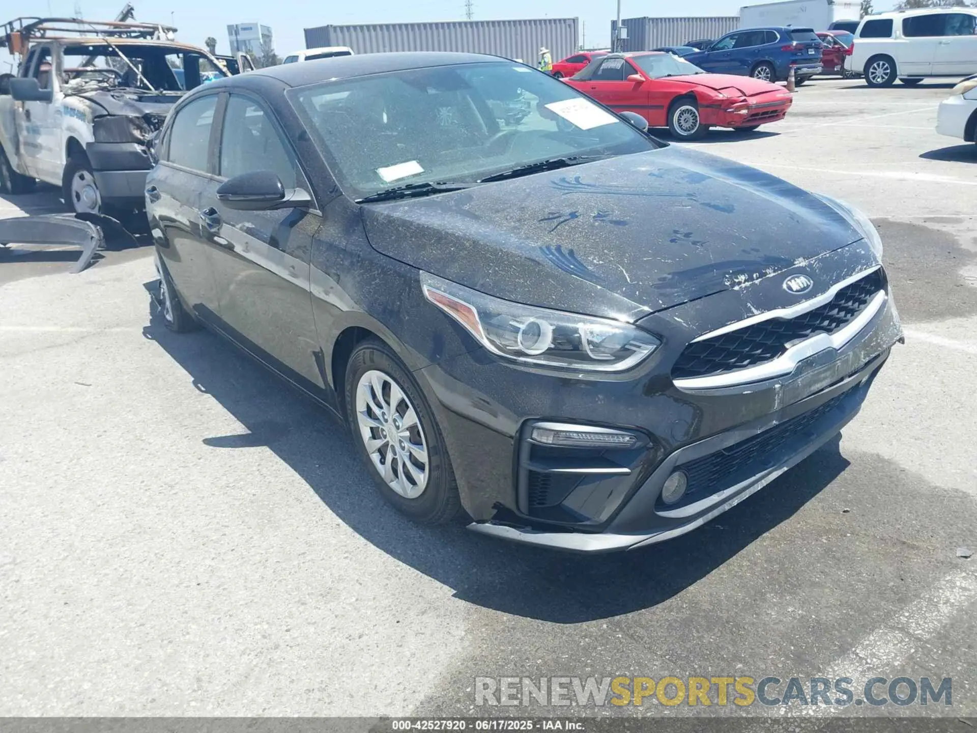 1 fotografías del automóvil dañado 3KPF24AD9LE181382 KIA FORTE 2020