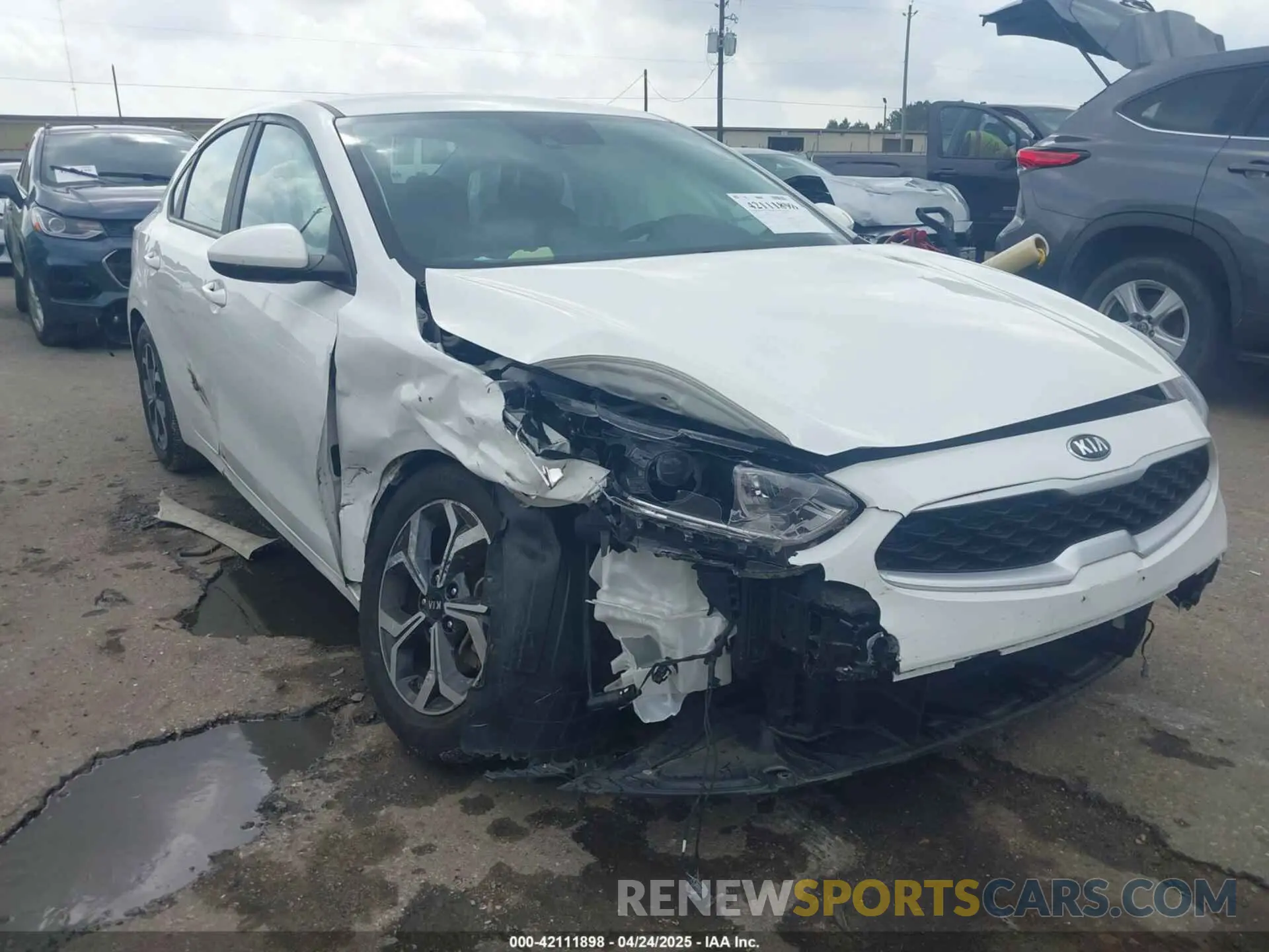 1 fotografías del automóvil dañado 3KPF24AD9LE224067 KIA FORTE 2020
