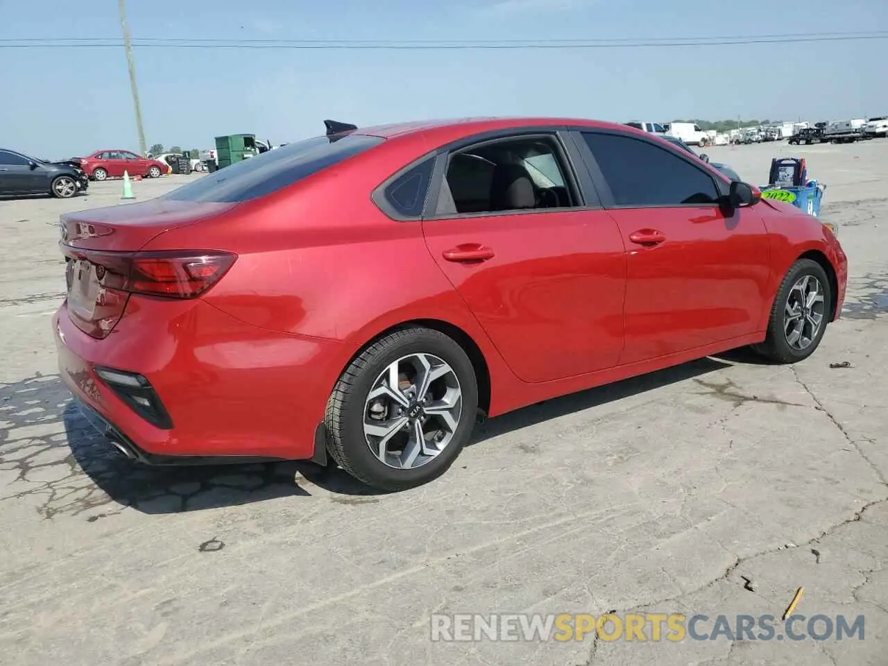 3 fotografías del automóvil dañado 3KPF24ADXLE143854 KIA FORTE 2020