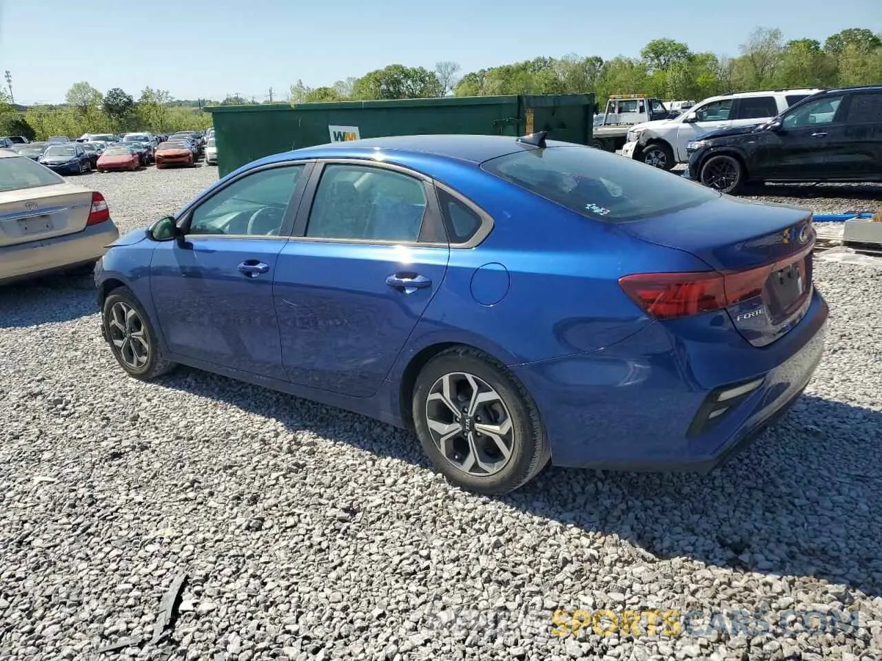 2 fotografías del automóvil dañado 3KPF24ADXLE245655 KIA FORTE 2020