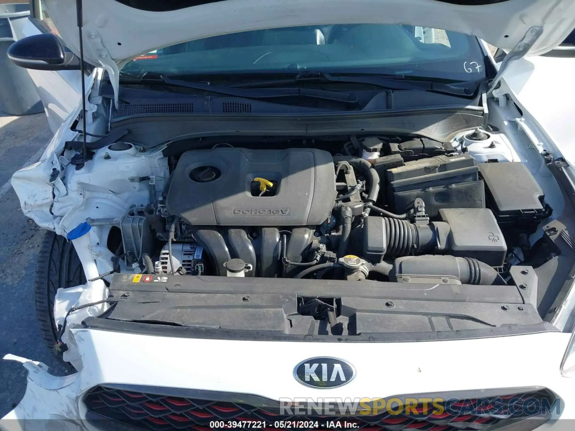 10 fotografías del automóvil dañado 3KPF34AD1LE260672 KIA FORTE 2020
