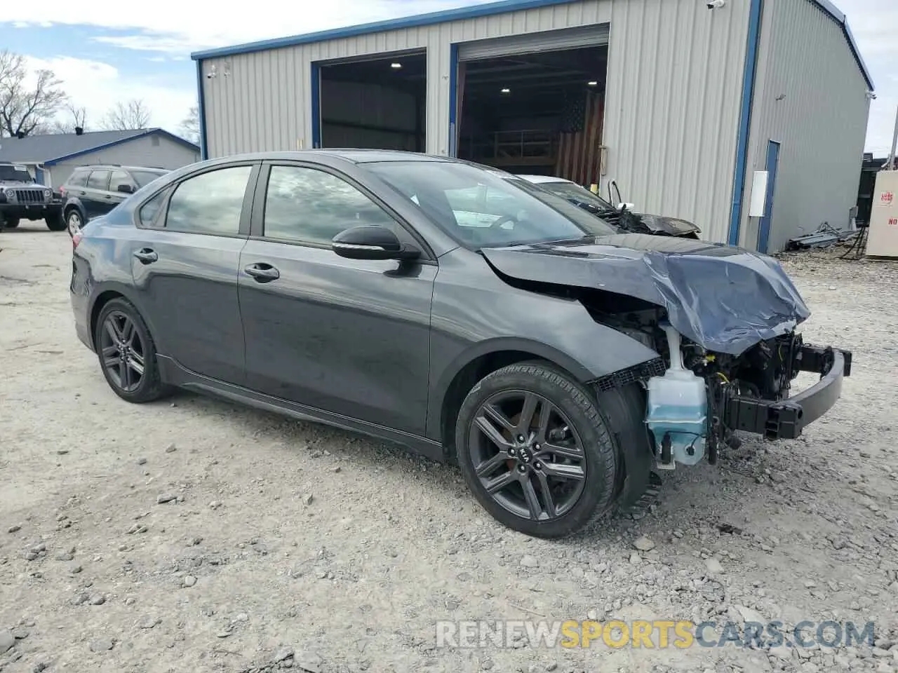 4 fotografías del automóvil dañado 3KPF34AD5LE253000 KIA FORTE 2020