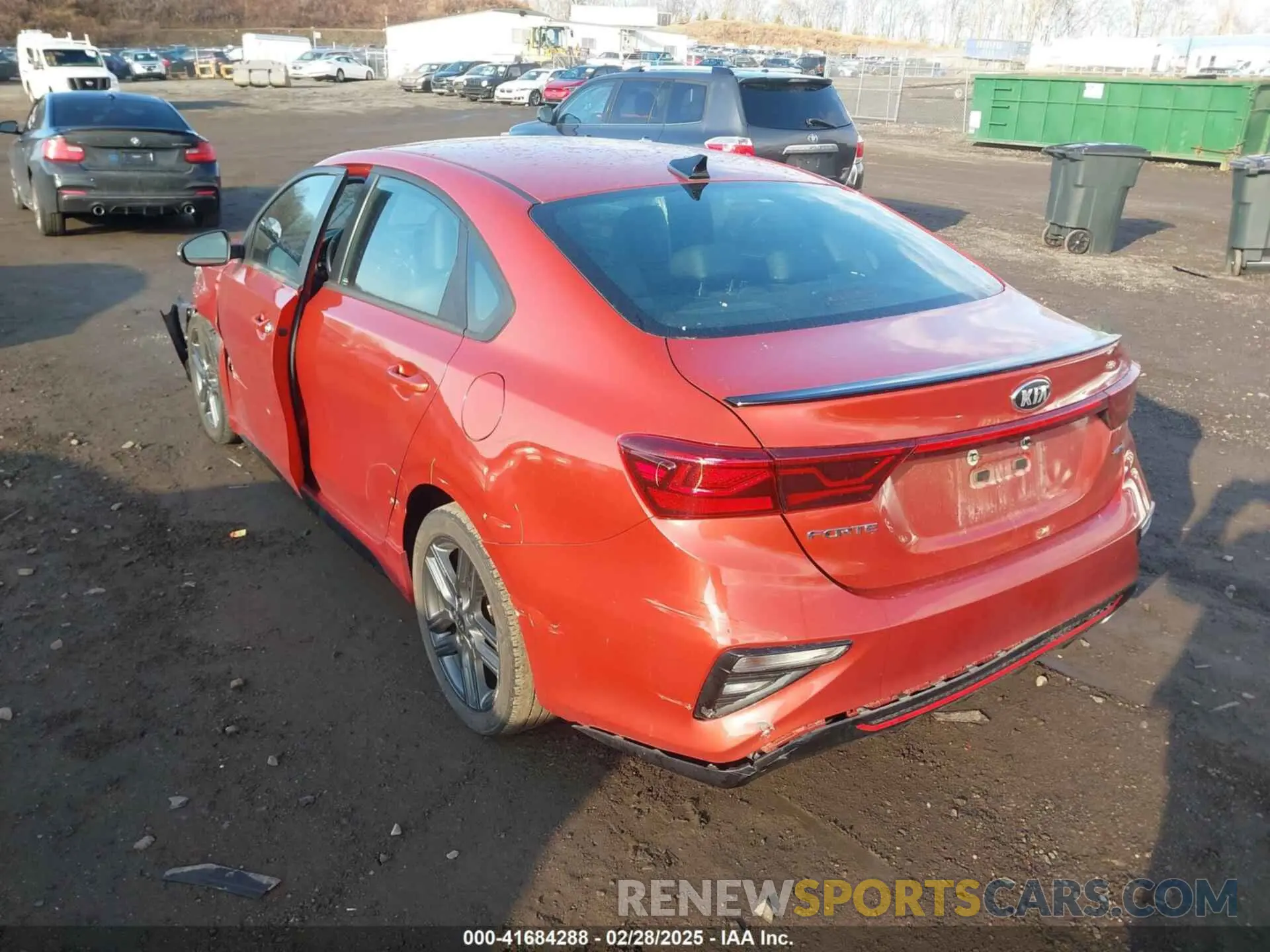 3 fotografías del automóvil dañado 3KPF34AD8LE250320 KIA FORTE 2020