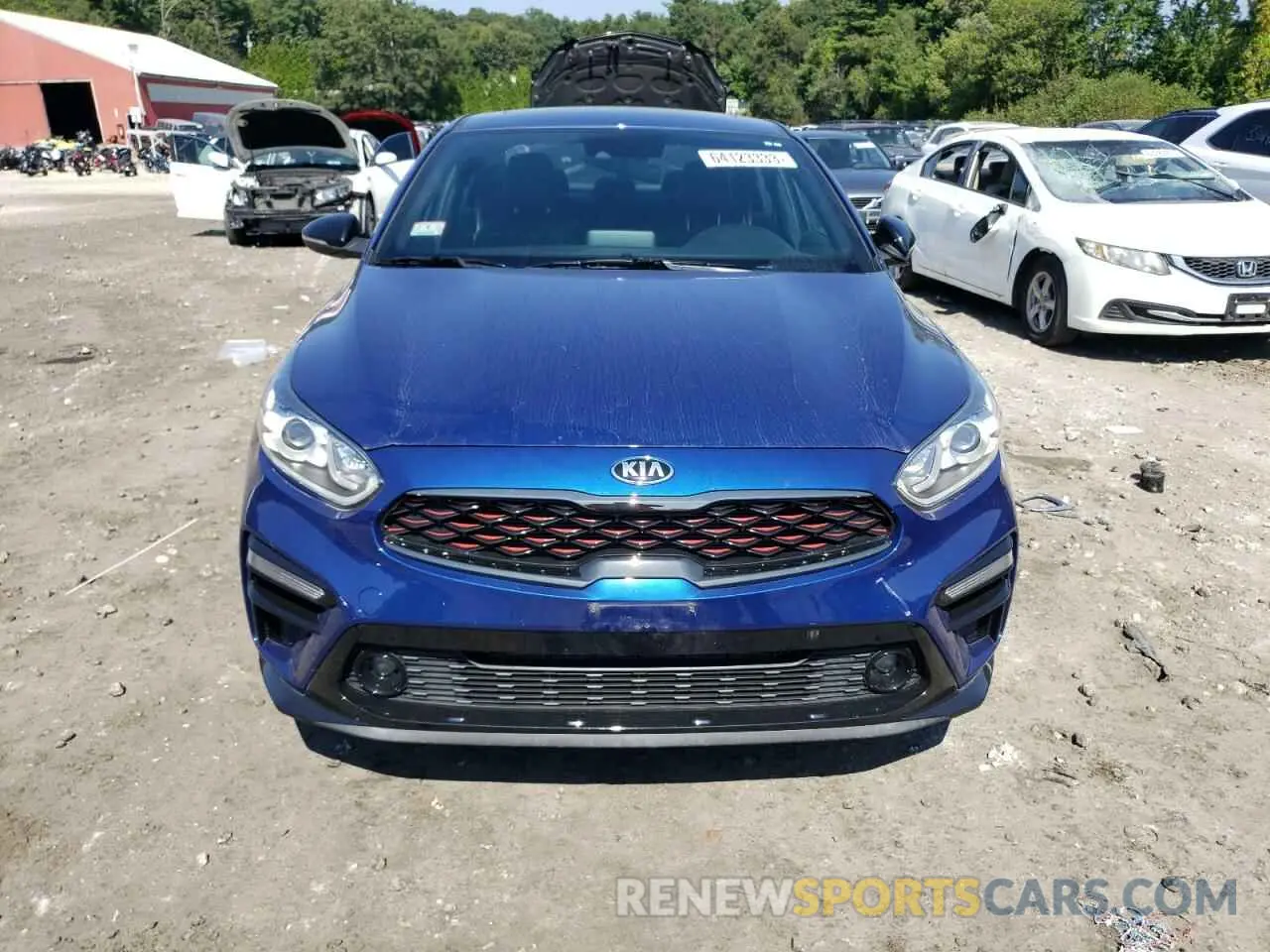 5 fotografías del automóvil dañado 3KPF34AD9LE248060 KIA FORTE 2020