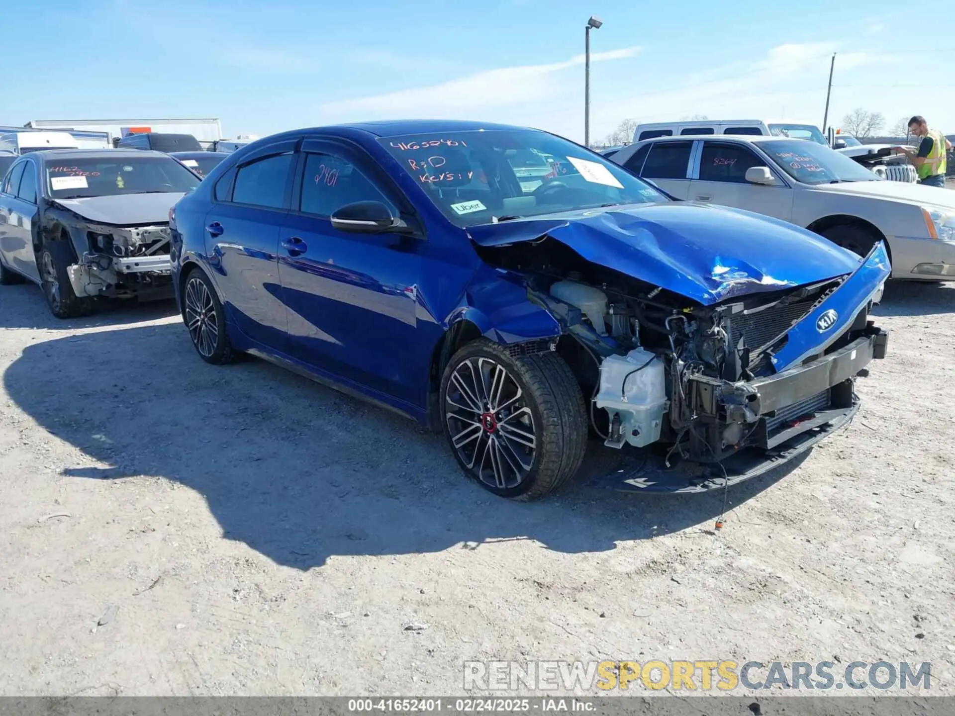 1 fotografías del automóvil dañado 3KPF44AC3LE147603 KIA FORTE 2020