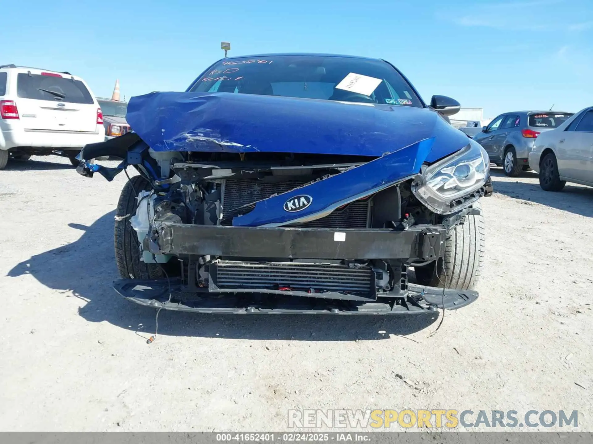 6 fotografías del automóvil dañado 3KPF44AC3LE147603 KIA FORTE 2020