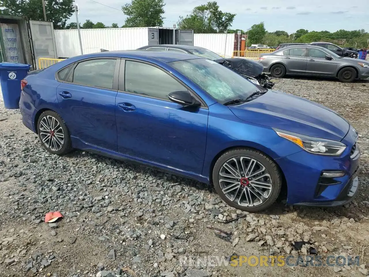 4 fotografías del automóvil dañado 3KPF44AC4LE167827 KIA FORTE 2020